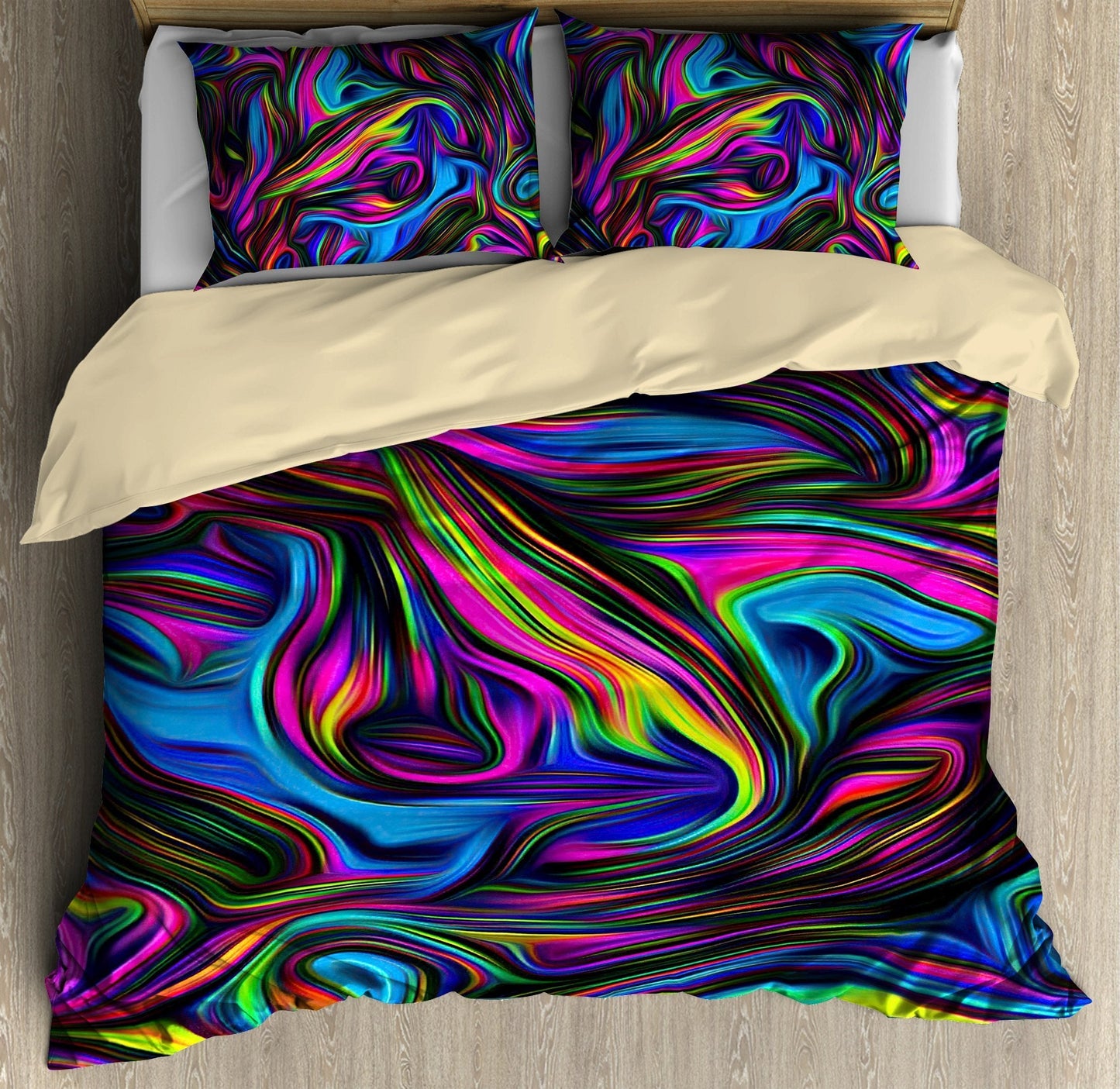 Awesome Fractal Art Bedding Set Pi19082004-MEI