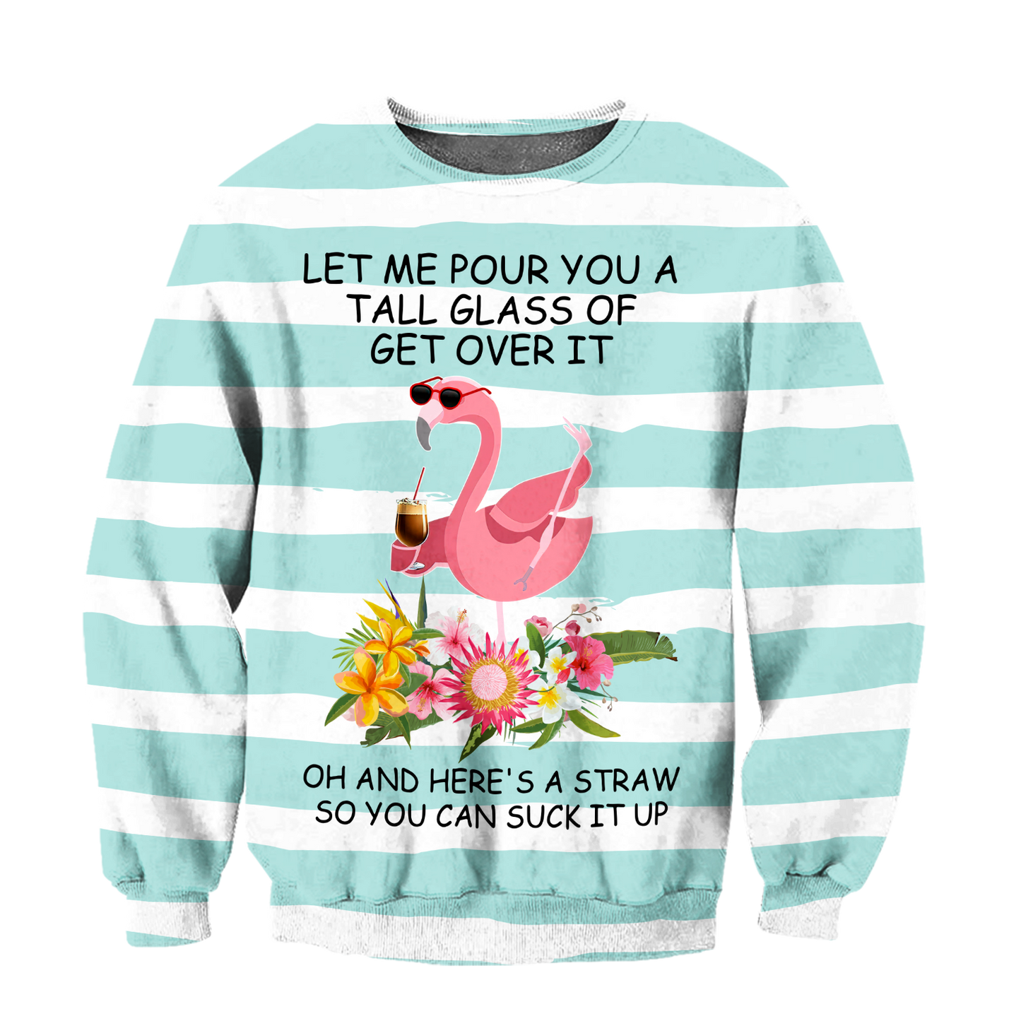 All Over Printed Flamingo Hoodie DD09042002-MEI