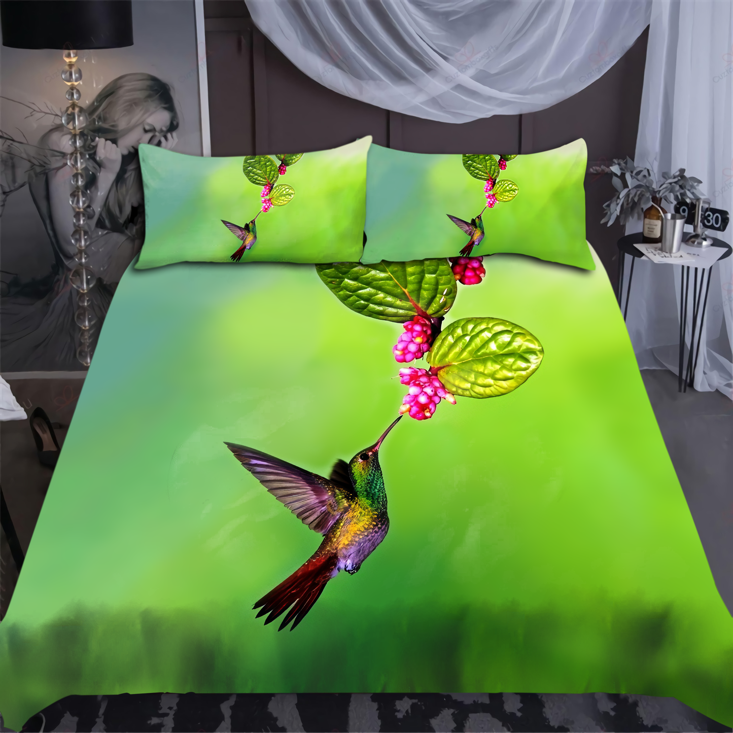 Beautiful Hummingbird Bedding Set-ML MH1507203