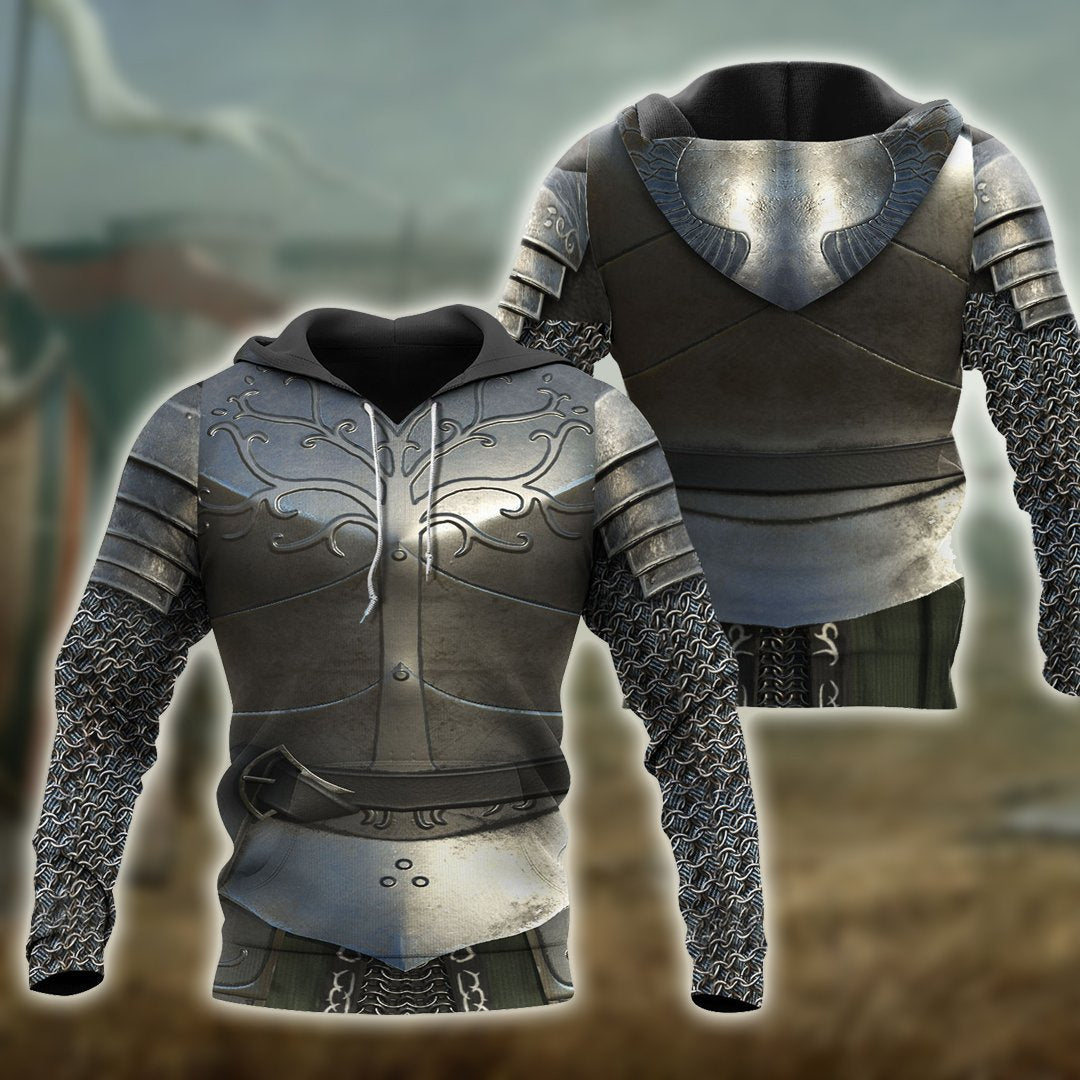 3D All Over Printed Chainmail Knight Medieval Armor Tops MP797 - Amaze Style™-Apparel