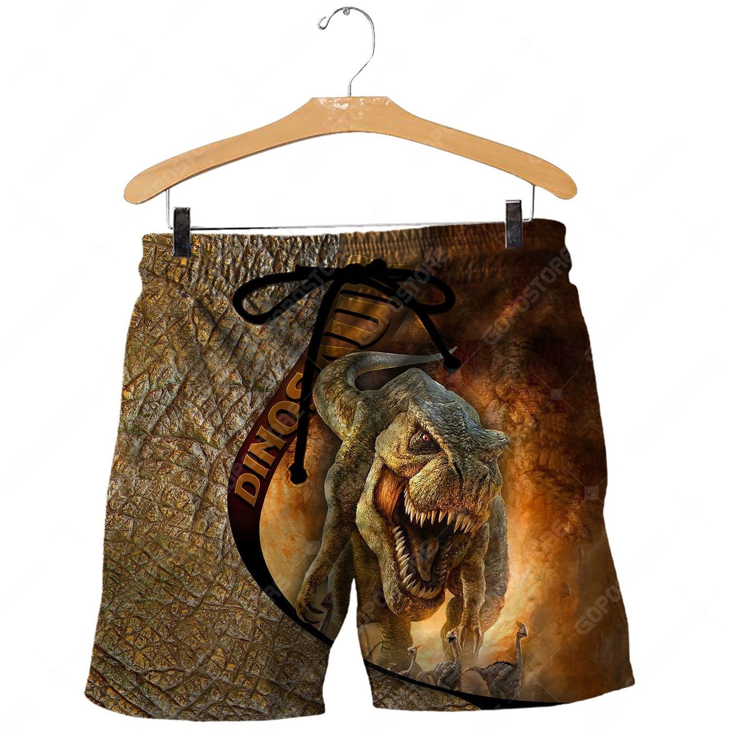 CARNIVOROUS DINOSAURS 3D ALL OVER PRINTED SHIRTS MP911-Apparel-MP-Shorts-S-Vibe Cosy™