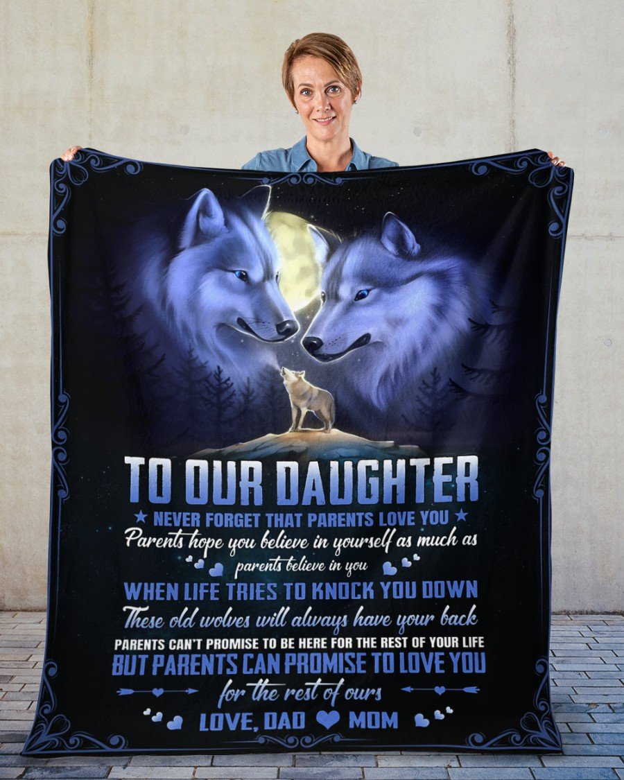 To My Daughter From Mom - Premium Blanket
