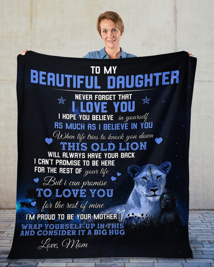To My Daughter From Mom - Premium Blanket
