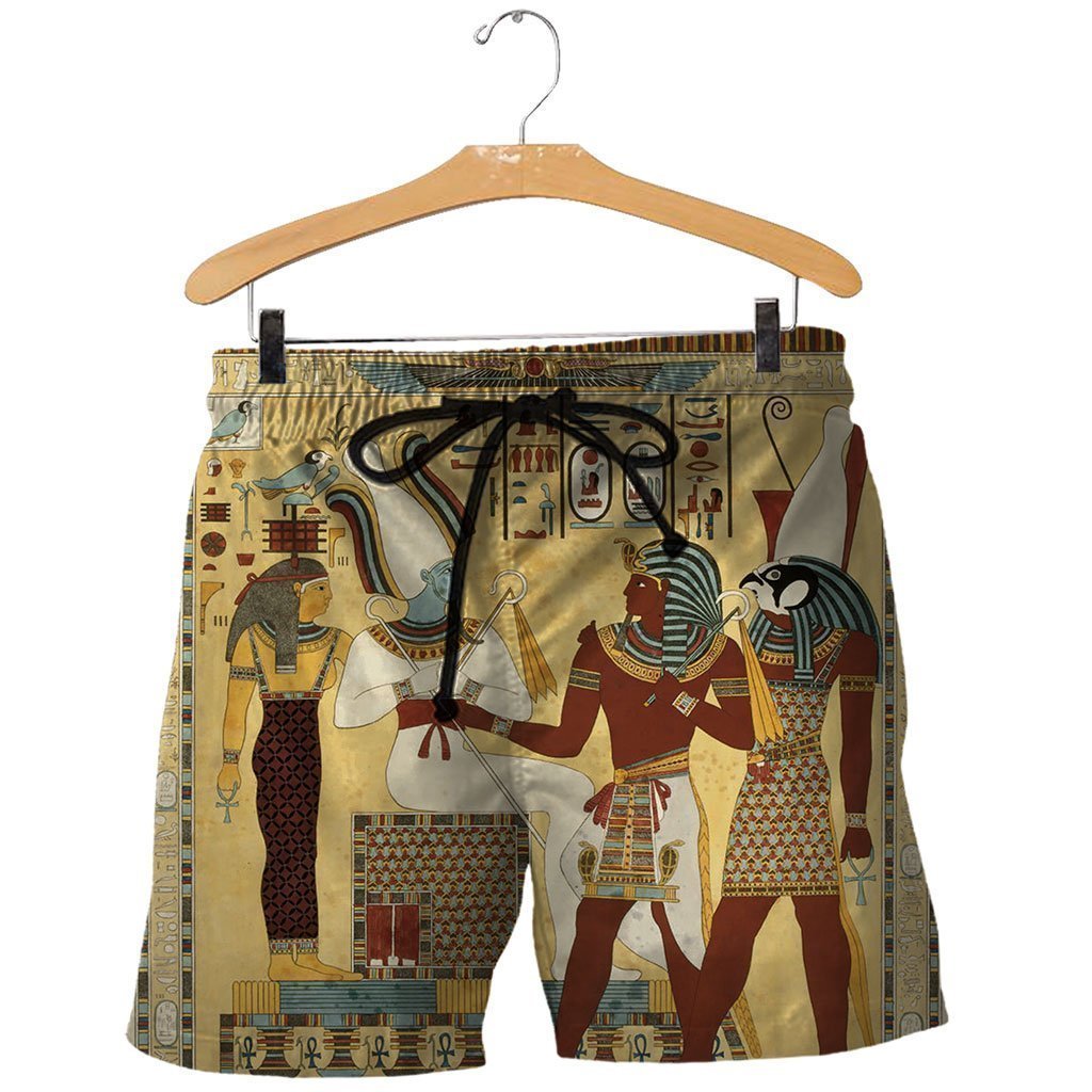 3D All Over Printed Egyptian Shirts and Shorts HP005 - Amaze Style™-Apparel