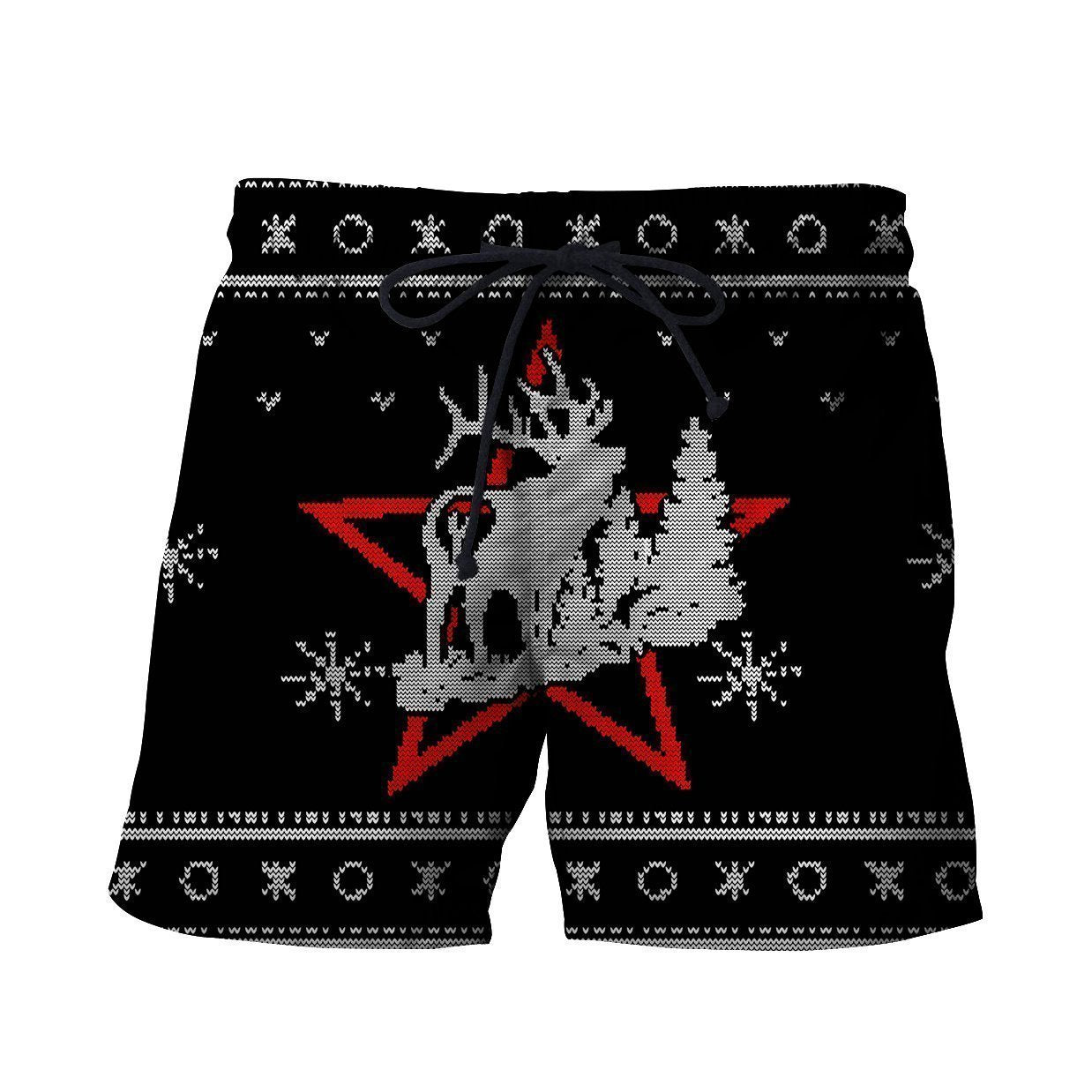 3D All Over Printed Deer Christmas Shirts-Apparel-6teenth World-SHORTS-S-Vibe Cosy™