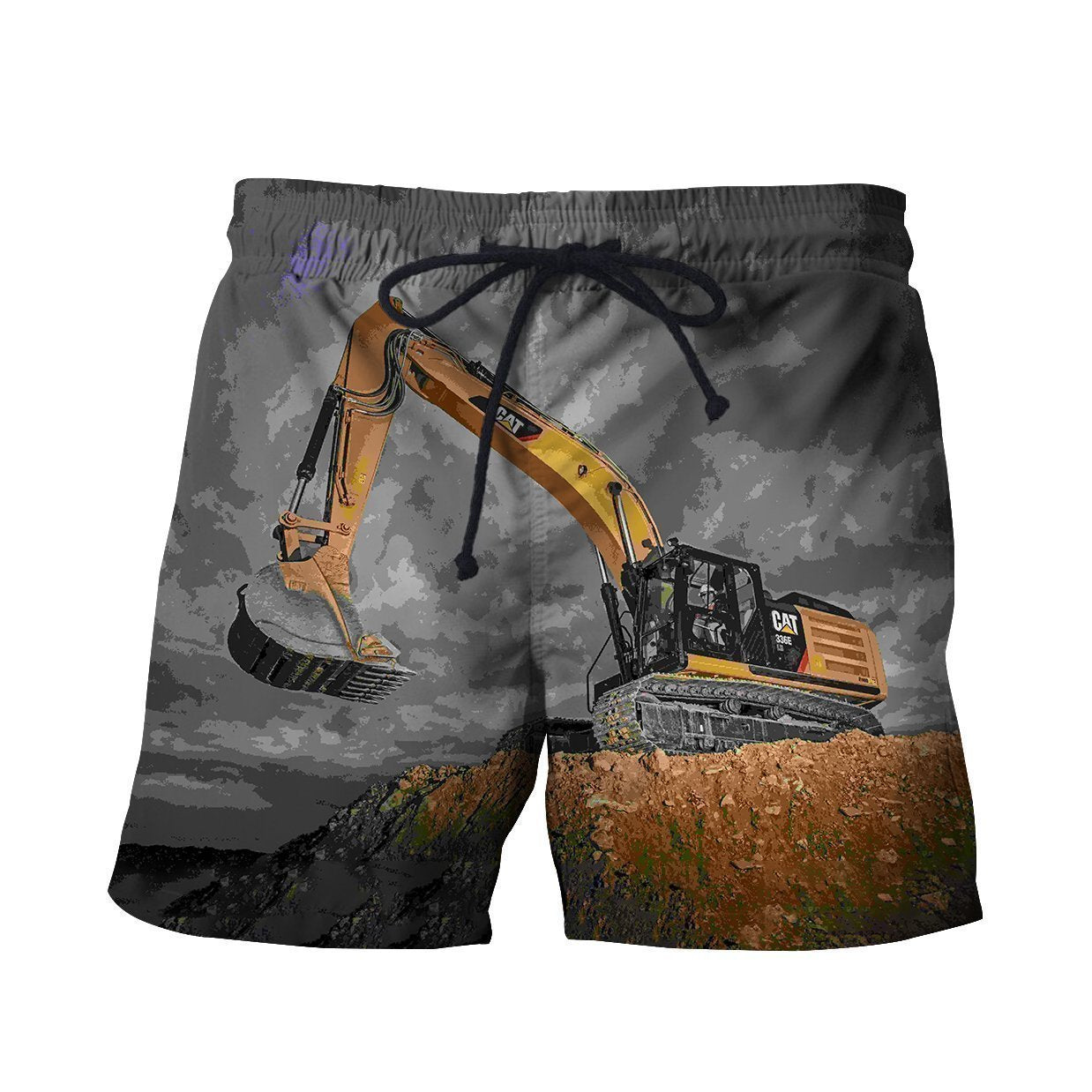 3D All Over Printed CAT Excavator Shirts and Shorts - Amaze Style™-Apparel