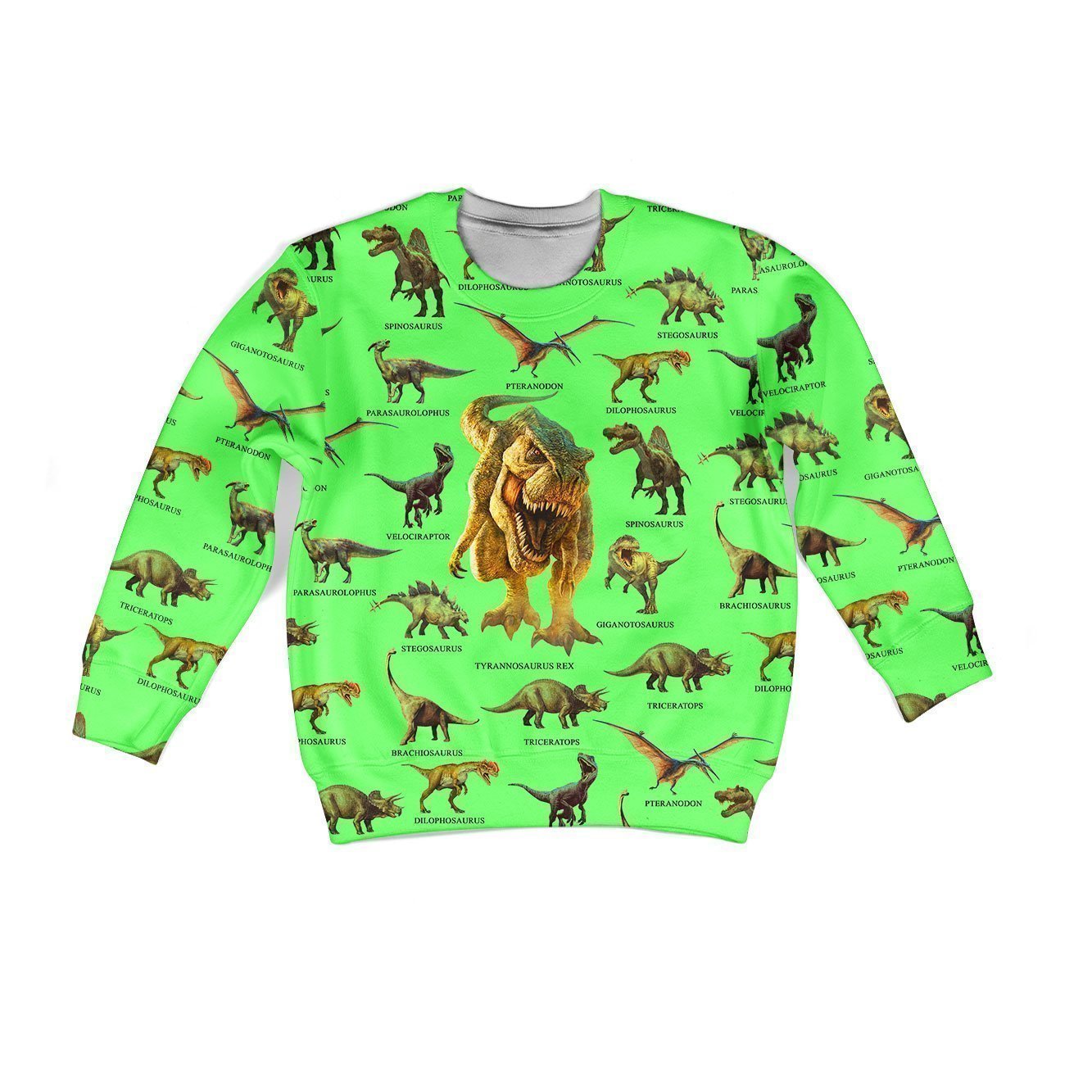 3D All Over Printed Green Dinosaurs T-Rex Shirts - Amaze Style™-Apparel