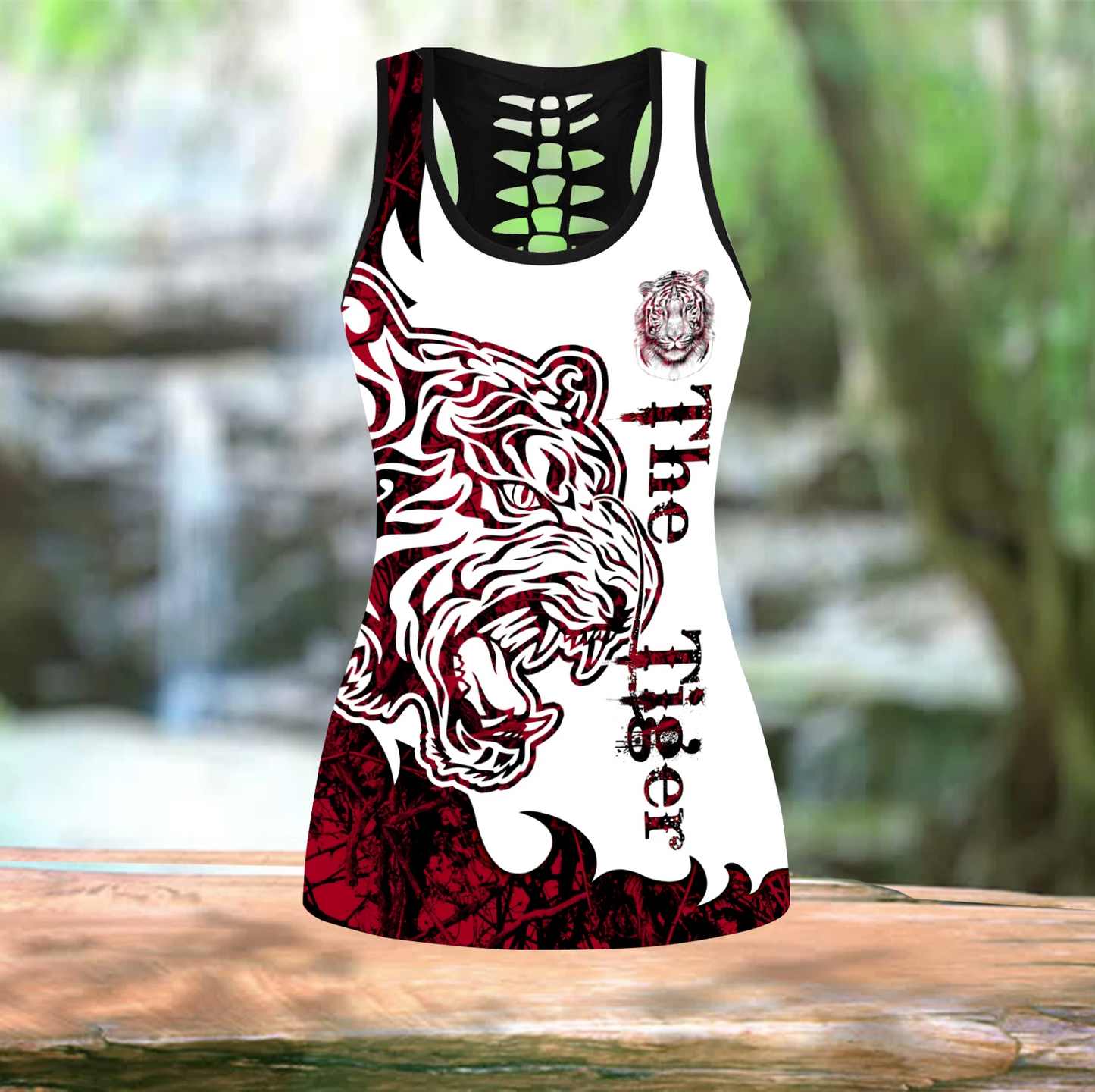 Tiger Red Tattoo Combo Tank Top + Legging JJW17082002