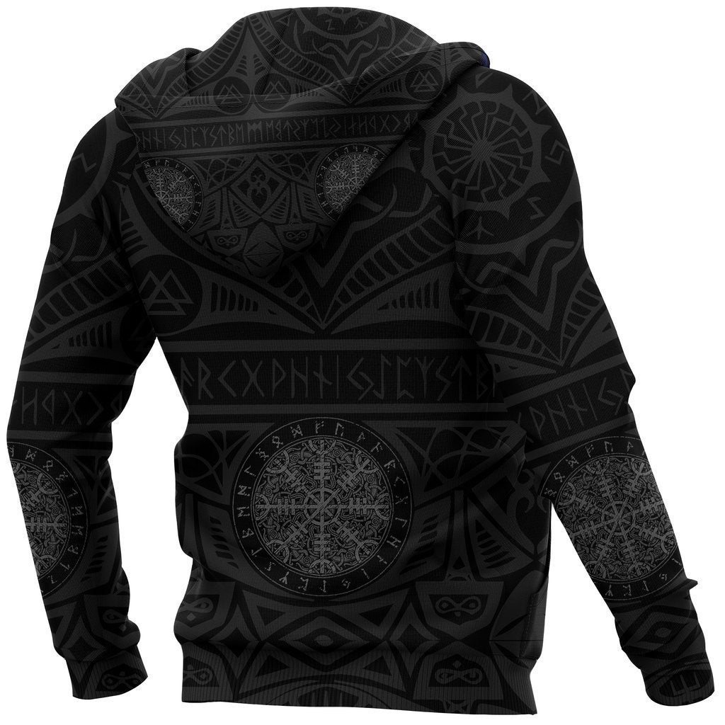 Vikings Tattoo All Over Hoodie K4 - Amaze Style™-Apparel