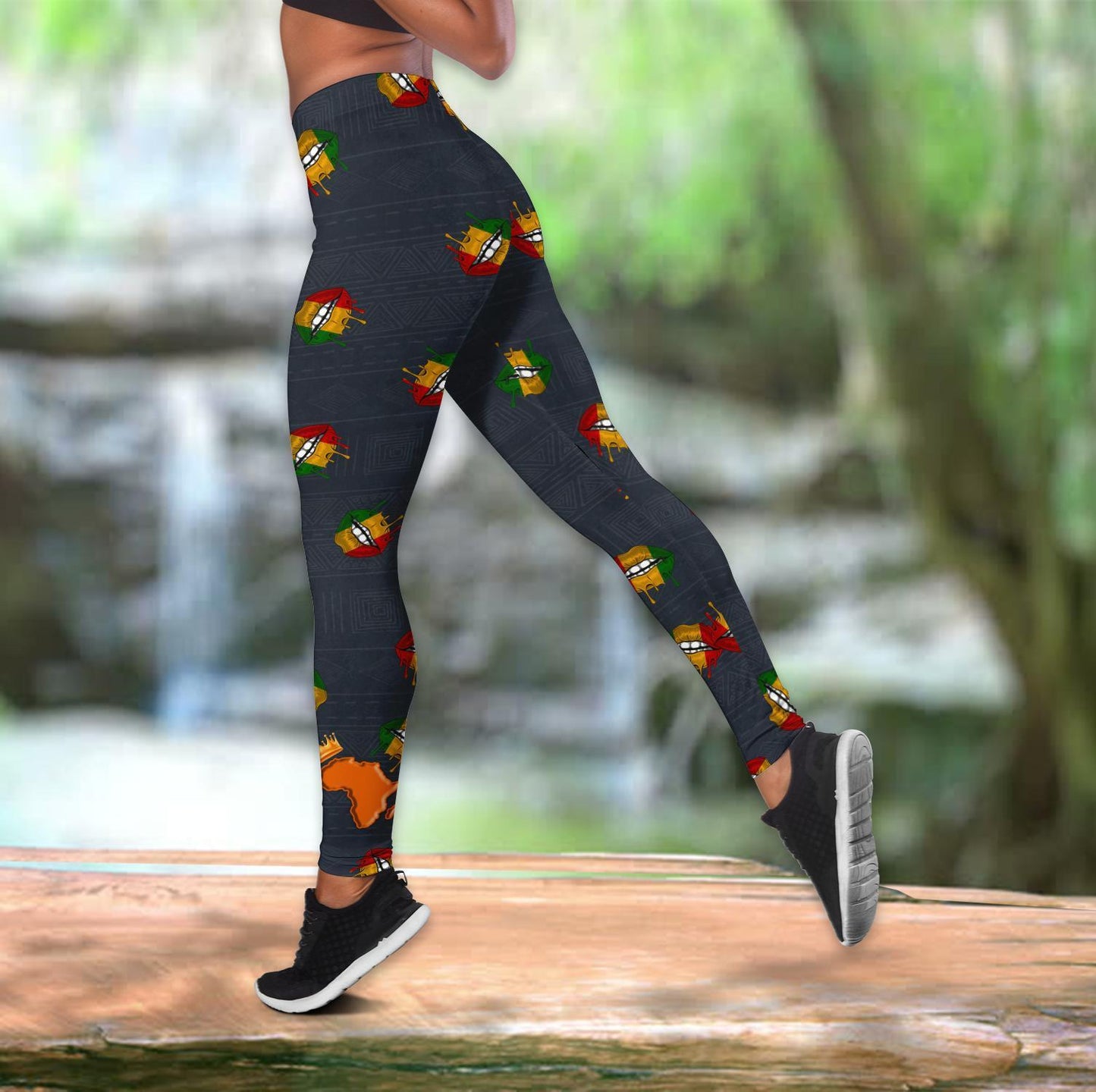 African Queen Legging & Tank top-ML-Apparel-ML-S-No Tank-Vibe Cosy™