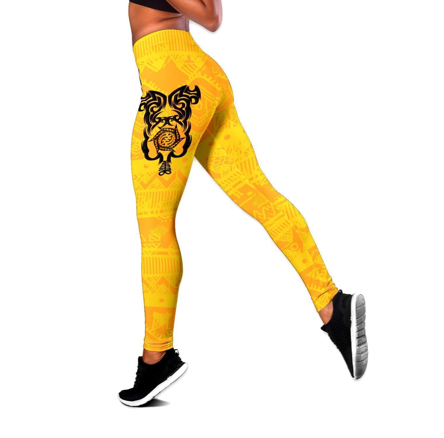 Africa Adinkra Mud Legging & Tank top