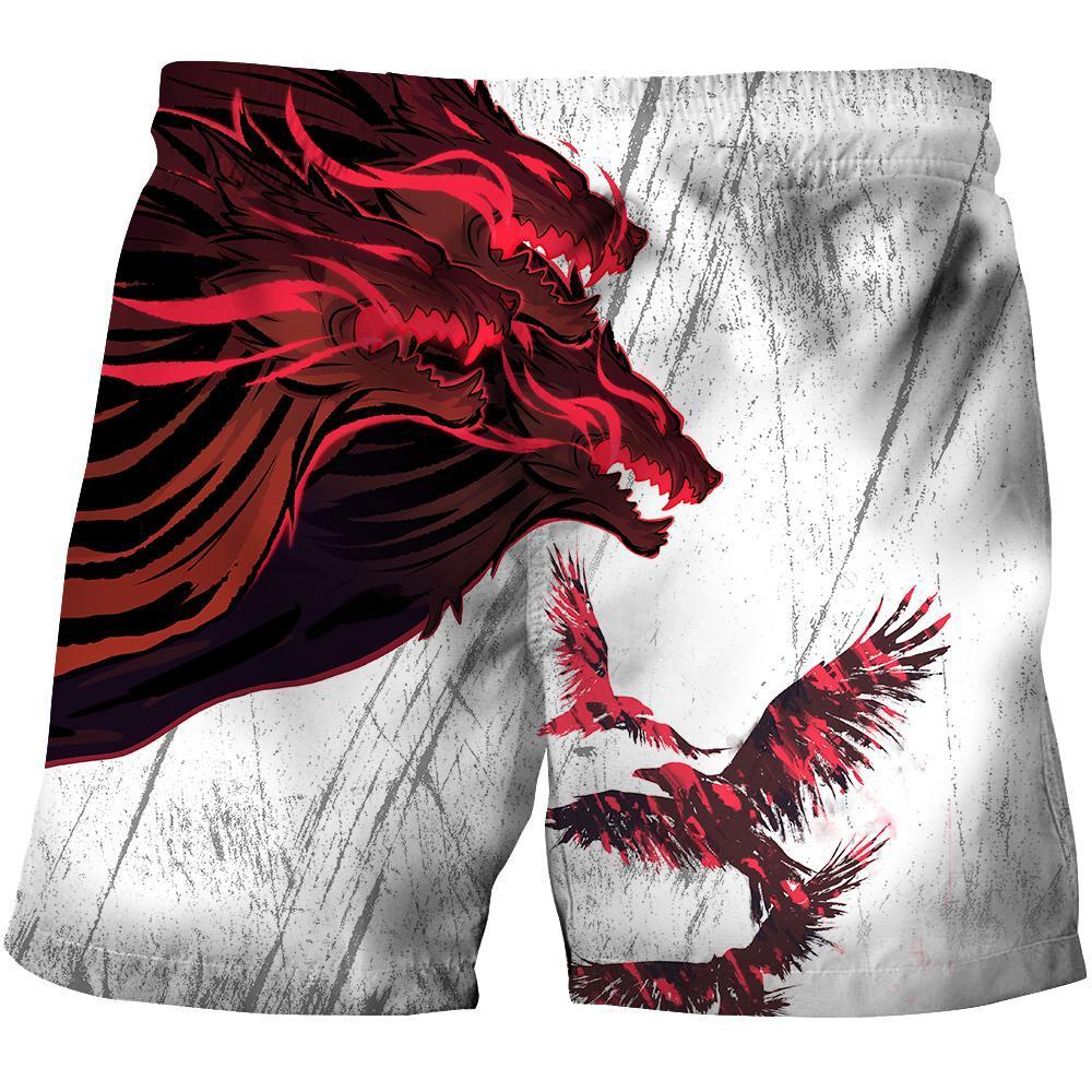 Blood Wolf Not Today & Raven 3D Over Printed Hoodie for Men and Women-ML