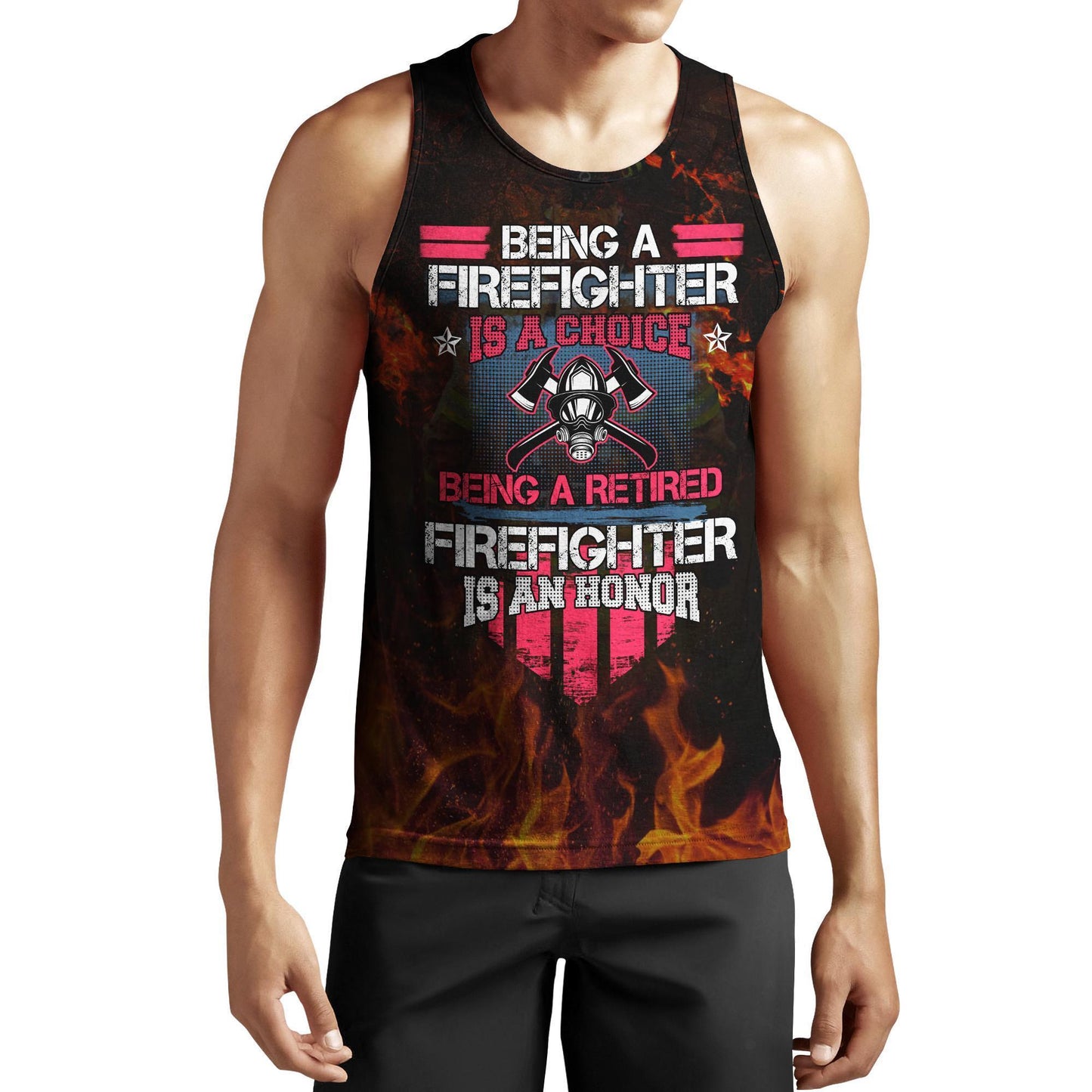 Honor To Be Firefighter 3D Printed Hoodie For Men And Women