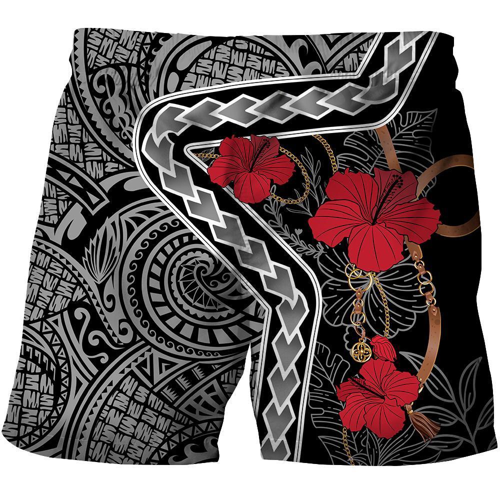 Amazing Polynesian Red Tattoo II Customize 3D All Over Printed Shirts For Men And Women