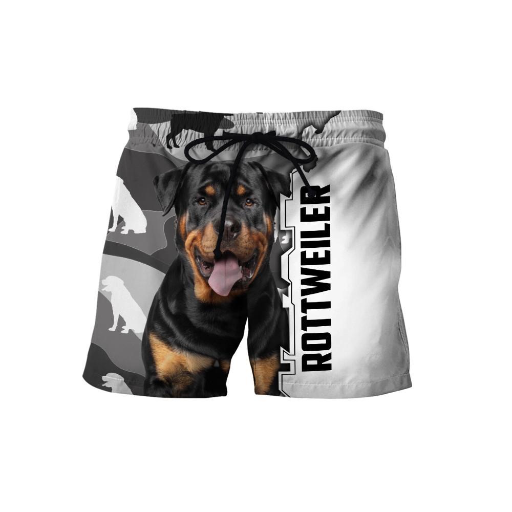 Rottweiler dog 3D All Over Printed shirt & short for men and women PL