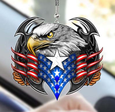 American No12 Unique Design Car Hanging Ornament