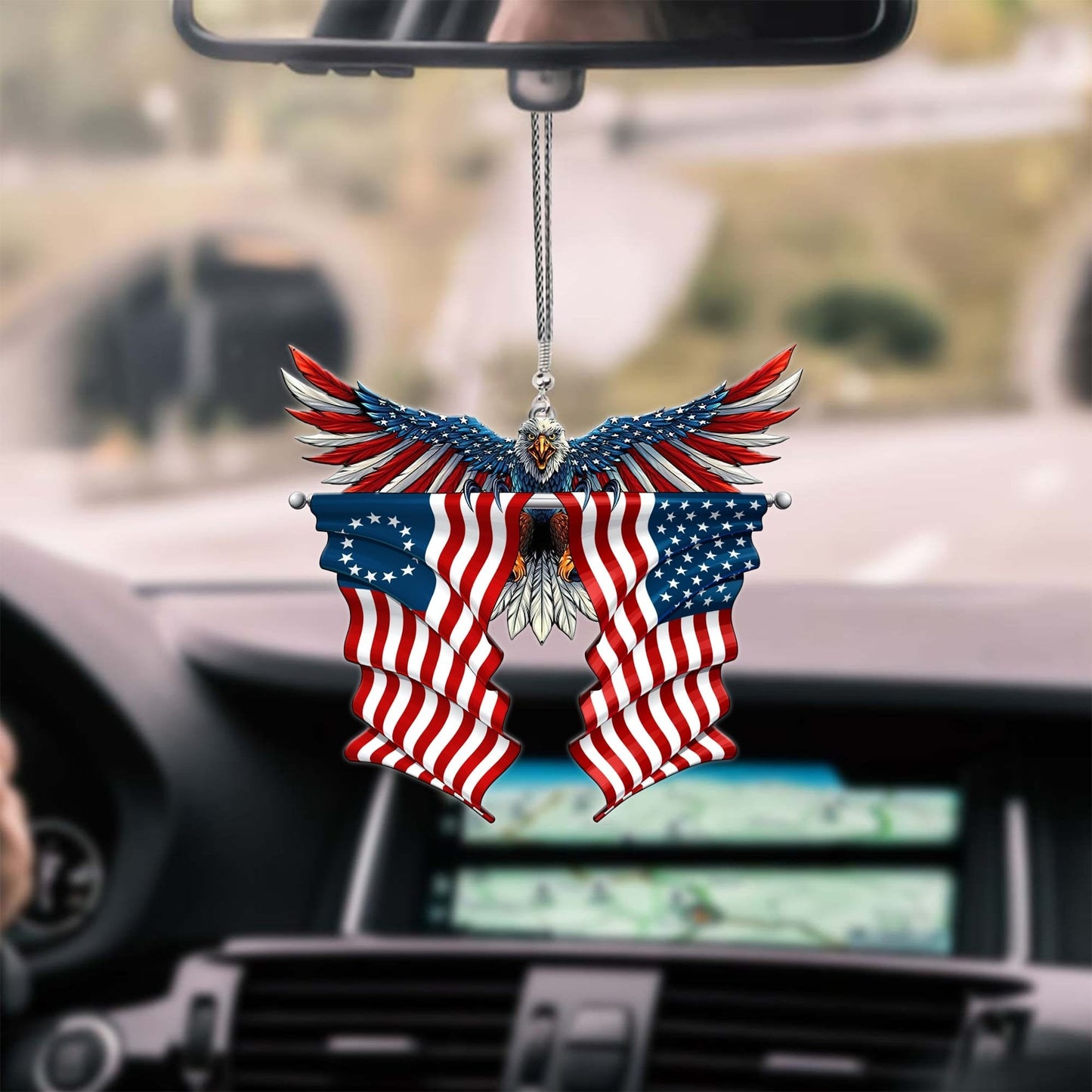 American No13 Unique Design Car Hanging Ornament