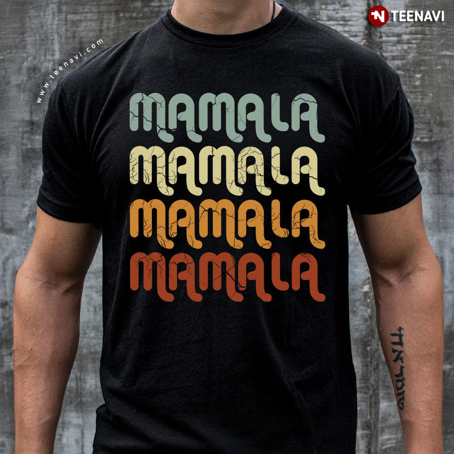 Kamala Harris Mamala 2024 Democrat Retro T-Shirt