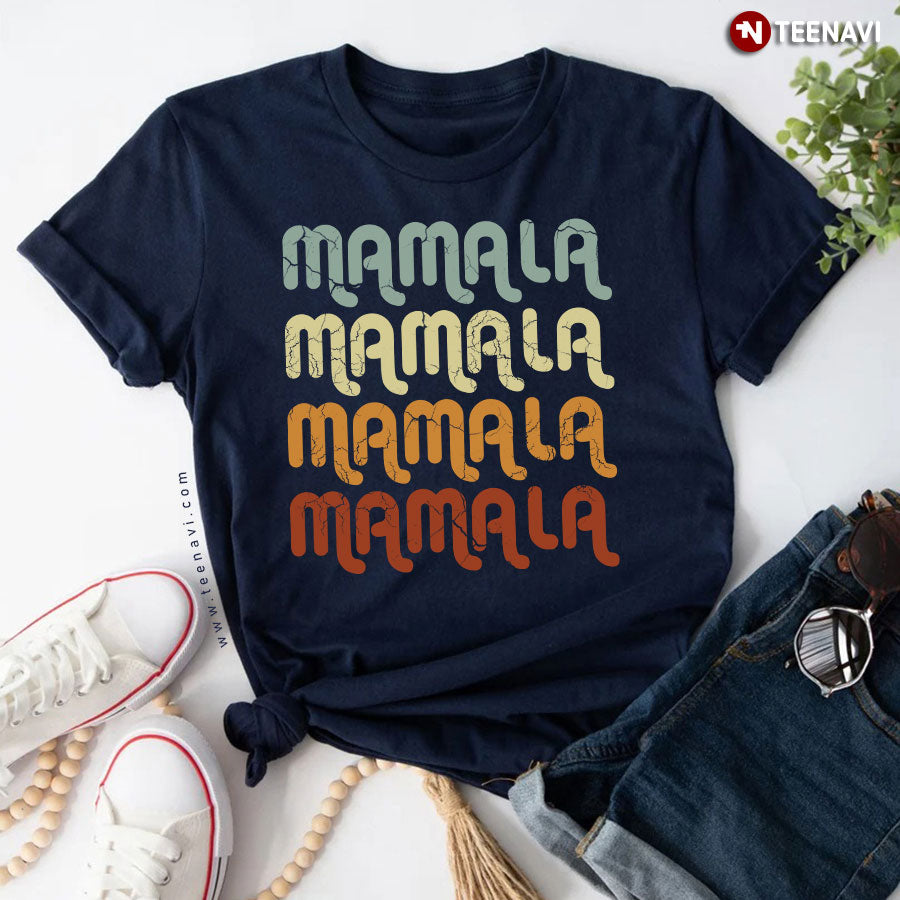 Kamala Harris Mamala 2024 Democrat Retro T-Shirt