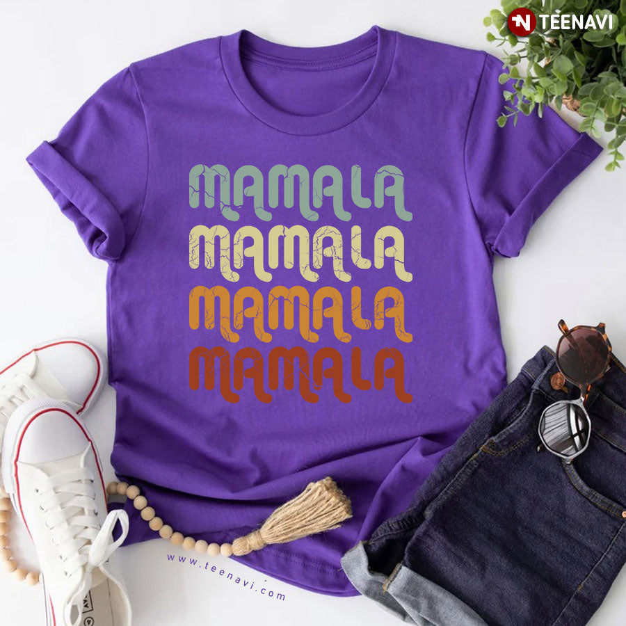 Kamala Harris Mamala 2024 Democrat Retro T-Shirt