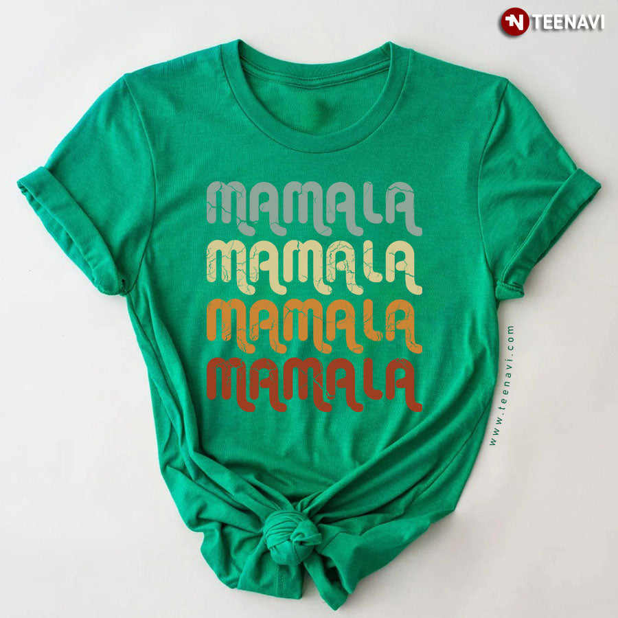 Kamala Harris Mamala 2024 Democrat Retro T-Shirt