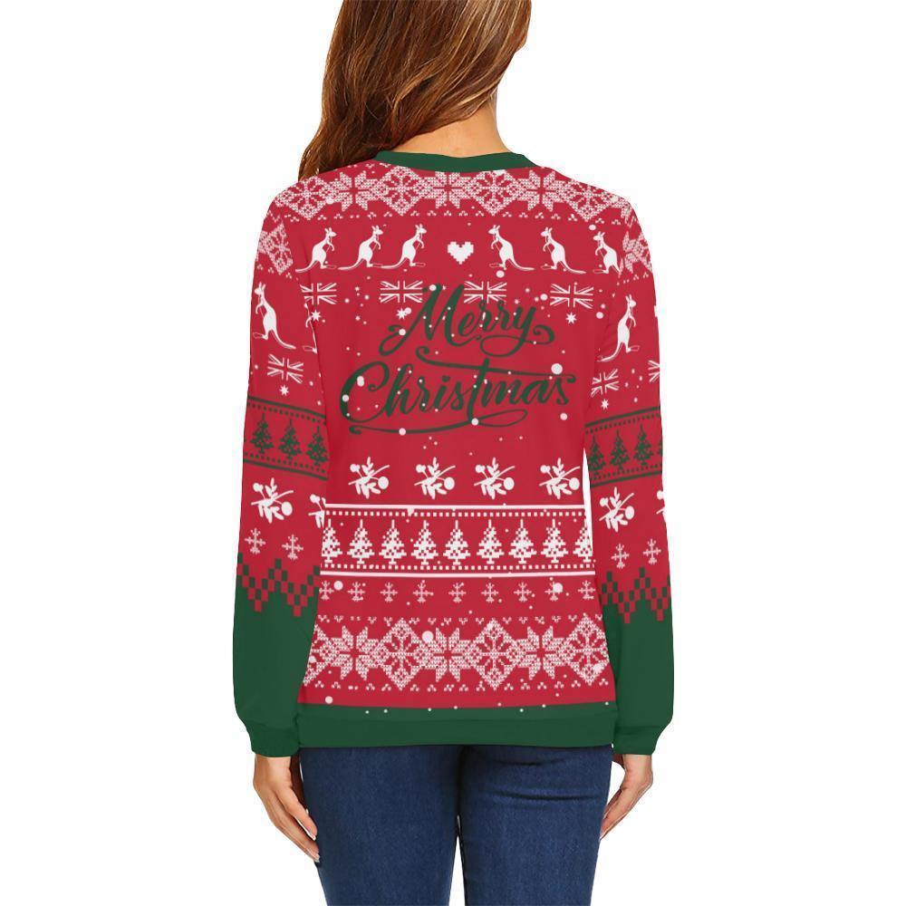 Australia Santa Is Coming™ - Christmas Sweatshirt K5 - Amaze Style™-CREWNECK SWEATSHIRTS