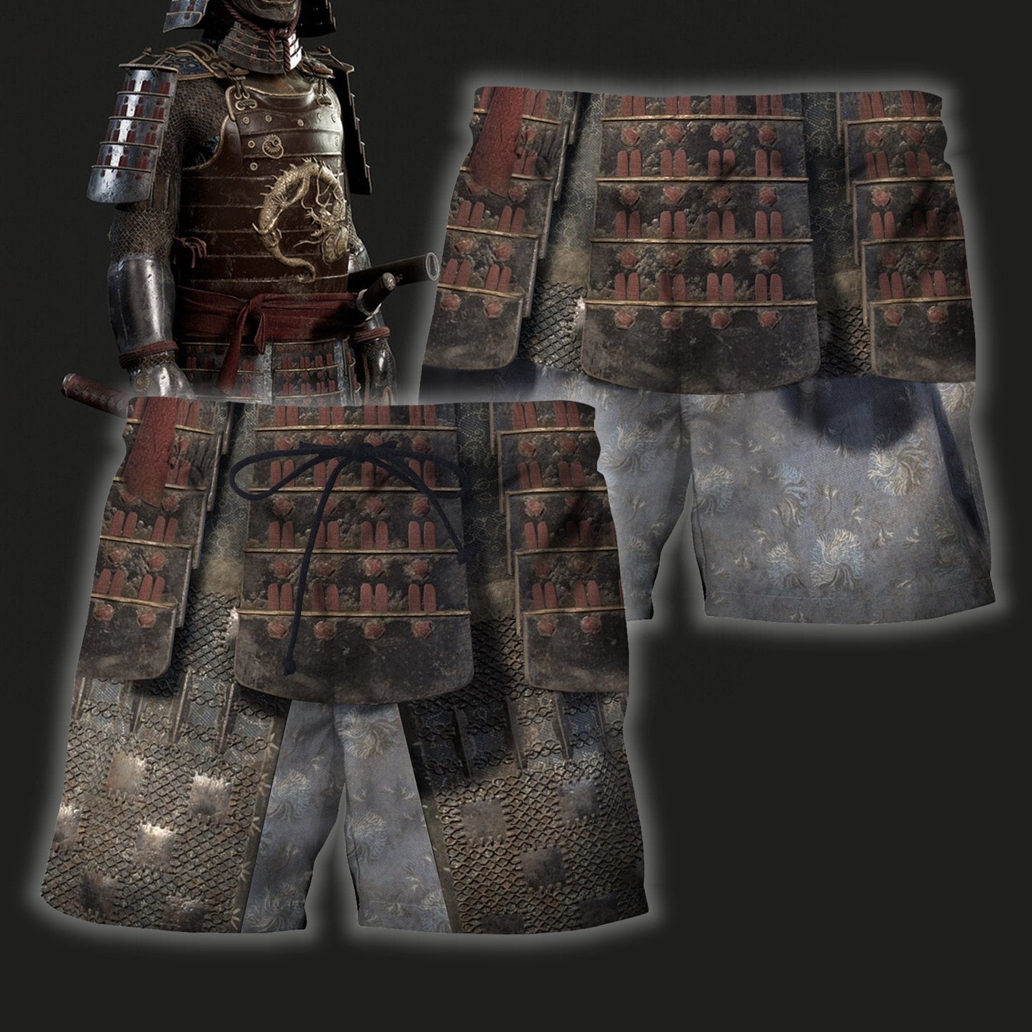 3D All Over Printed Dragon Samurai Armor - Amaze Style™-Apparel