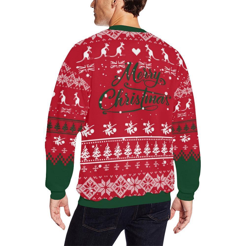 Australia Santa Is Coming™ - Christmas Sweatshirt K5 - Amaze Style™-CREWNECK SWEATSHIRTS