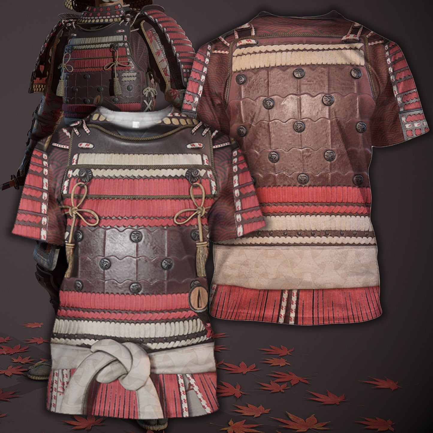3D All Over Printed Samurai Armor Tops - Amaze Style™-Apparel