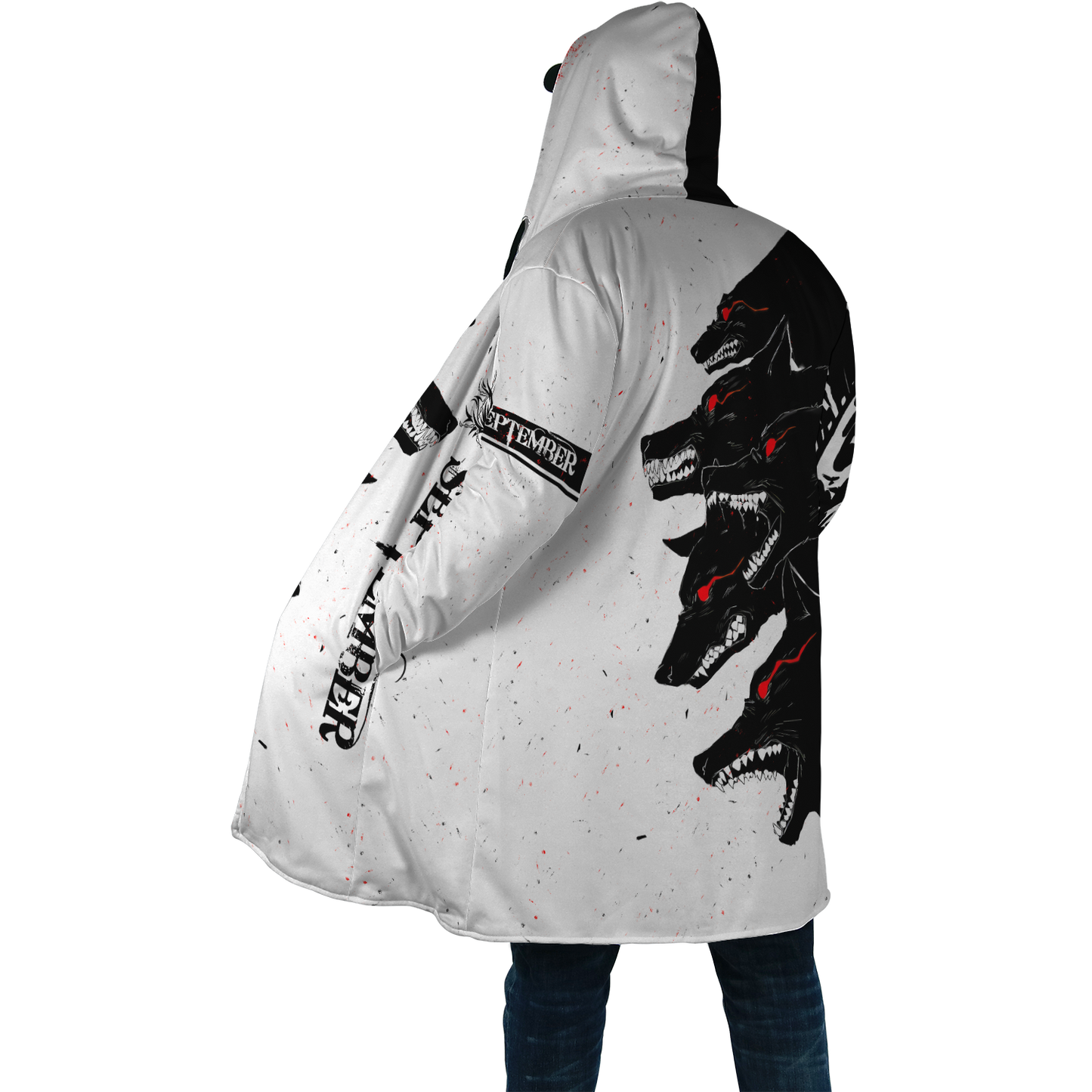 The Dark Wolf September 3D All Over Printed Unisex Deluxe Hoodie ML
