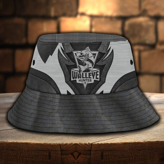 Walleye Fishing Hunter 3D design print Bucket Hat 03072101.CHC