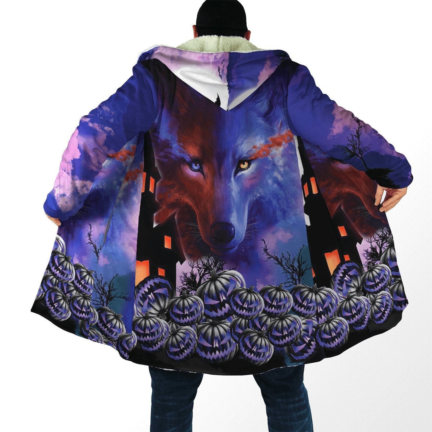 Halloween Wolf 3D All Over Printed Unisex Shirts