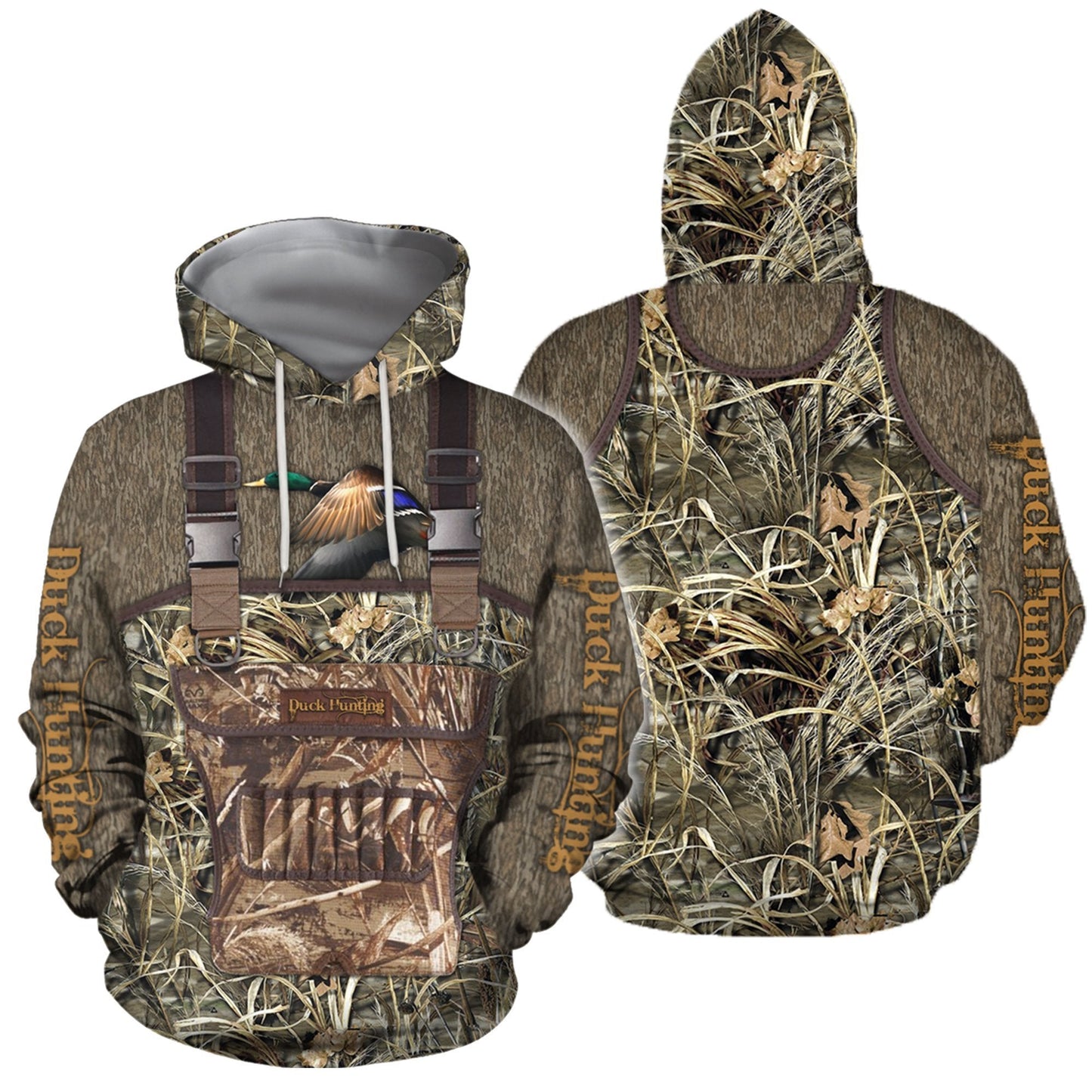 3D All Over Printed Hunting Duck Camo - Amaze Style™-Apparel