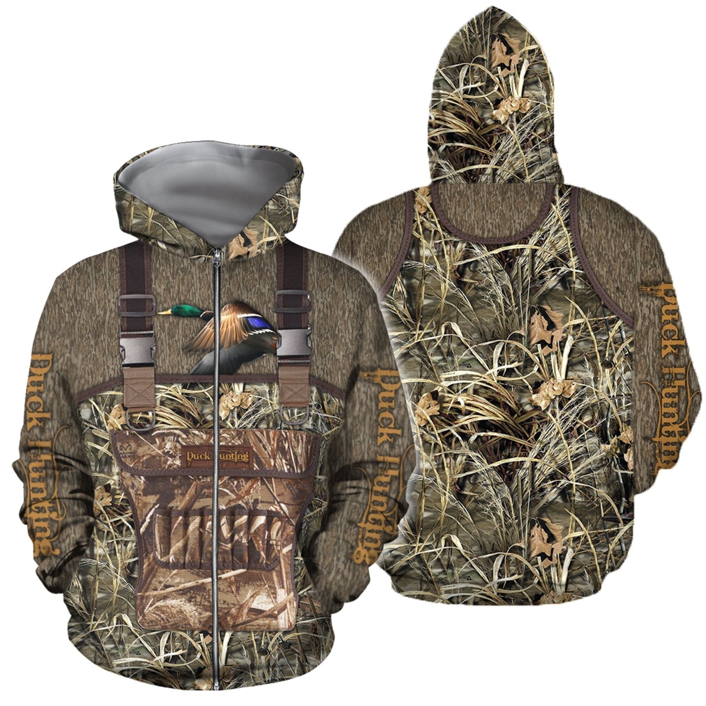 3D All Over Printed Hunting Duck Camo - Amaze Style™-Apparel