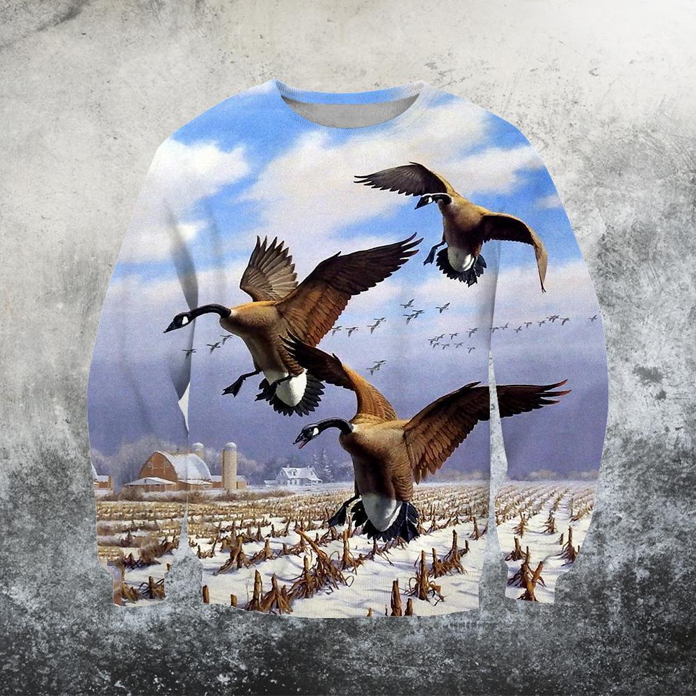 3D All Over Printed Canada Geese Shirts and Shorts - Amaze Style™-Apparel