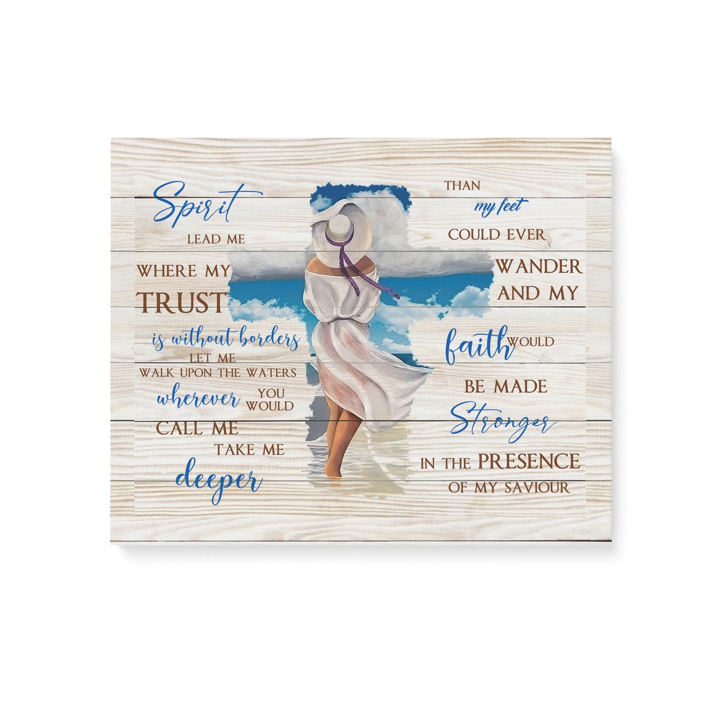 Beach Canvas Spirit Lead Me