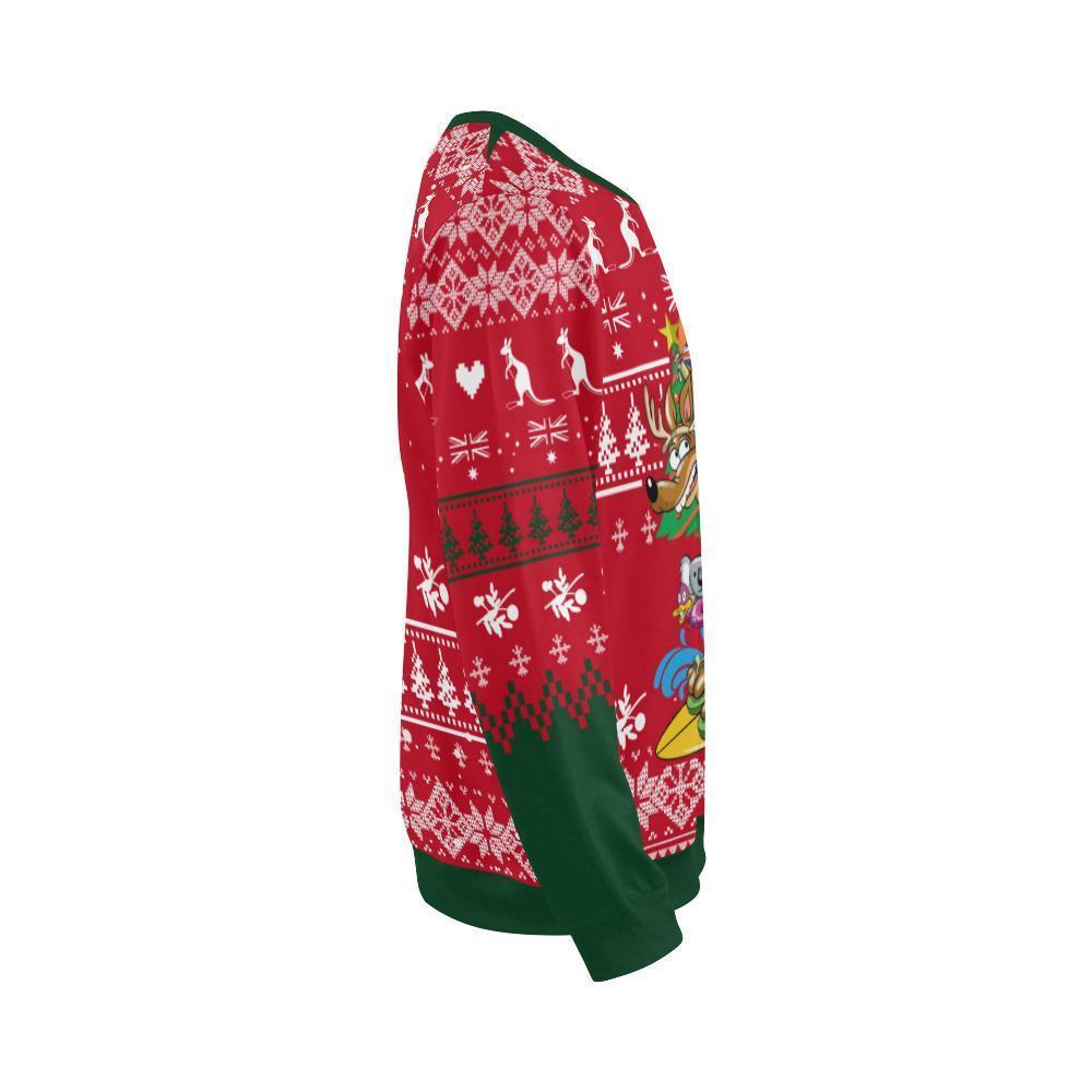 Australia Santa Is Coming™ - Christmas Sweatshirt K5 - Amaze Style™-CREWNECK SWEATSHIRTS