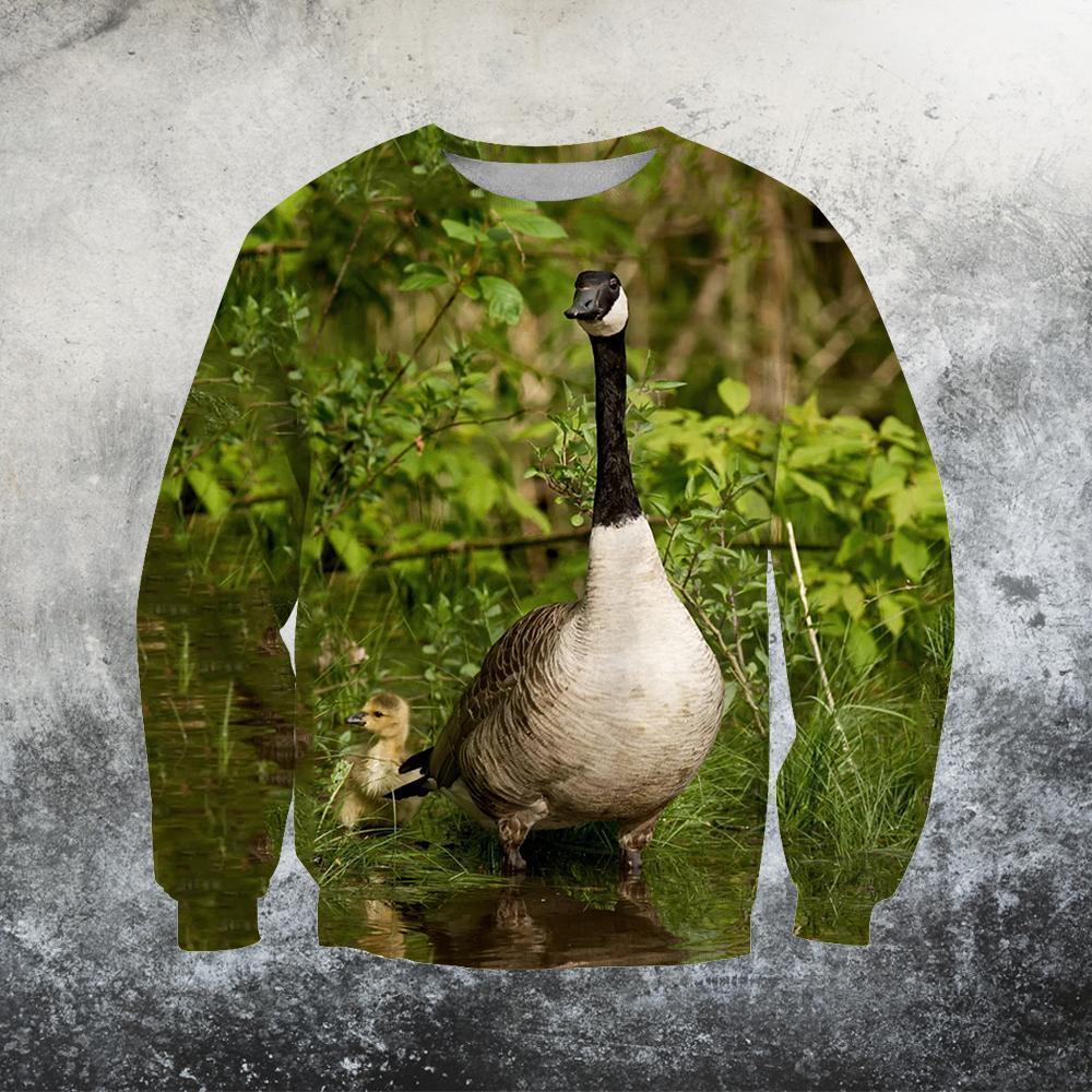 3D All Over Printed Goose T-shirt Hoodie - Amaze Style™-Apparel