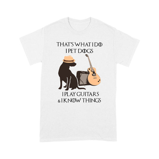 Pet Dogs Play Guitars Standard T-shirt TN