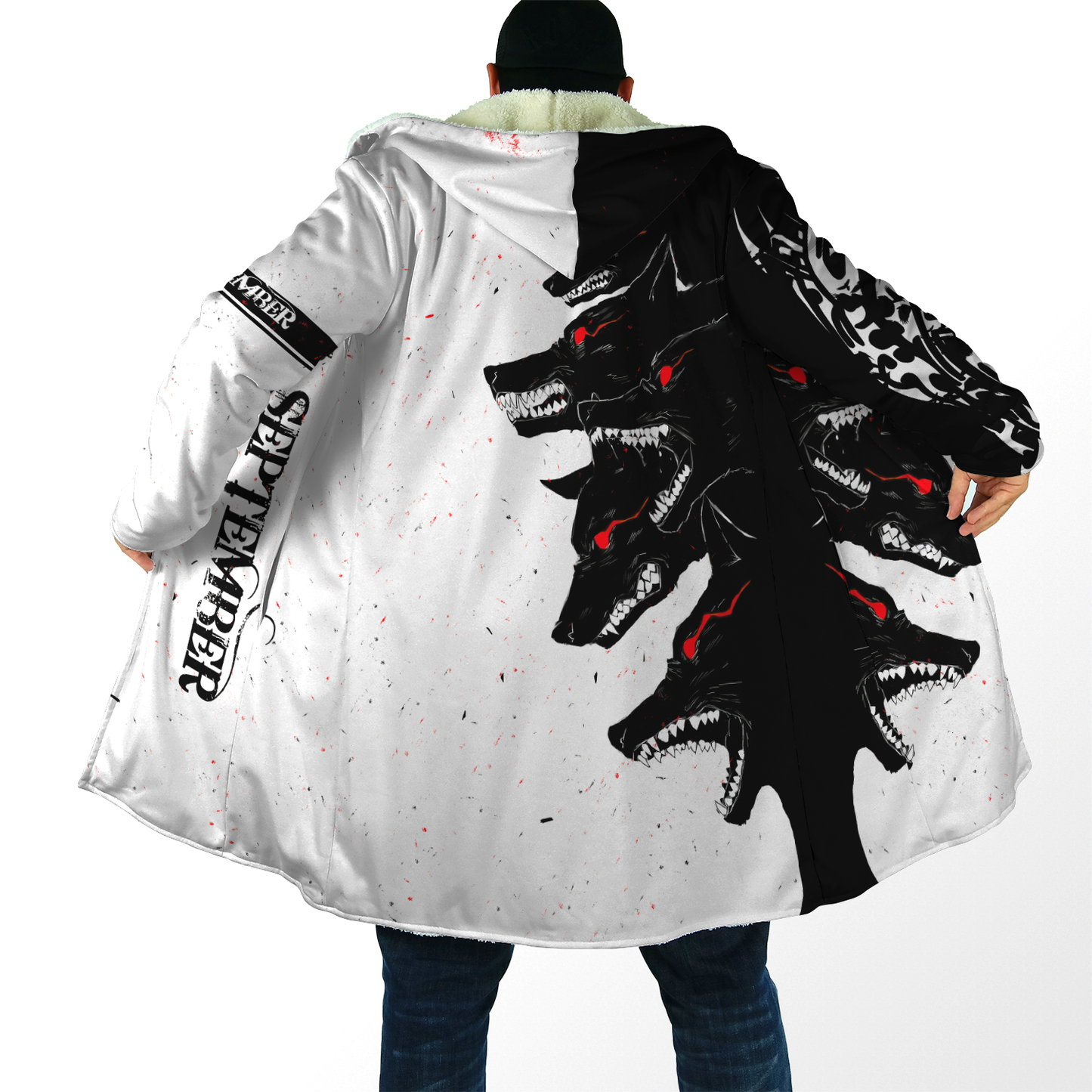 The Dark Wolf September 3D All Over Printed Unisex Deluxe Hoodie ML
