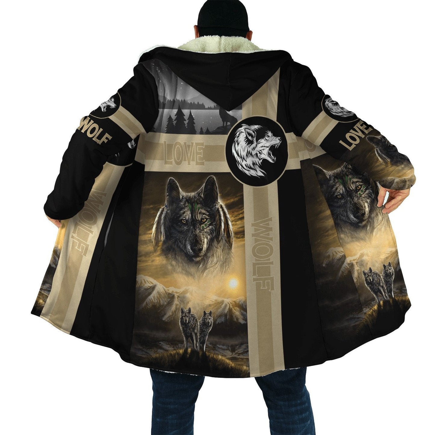 Wolf Native American 3D All Over Printed Unisex Shirts