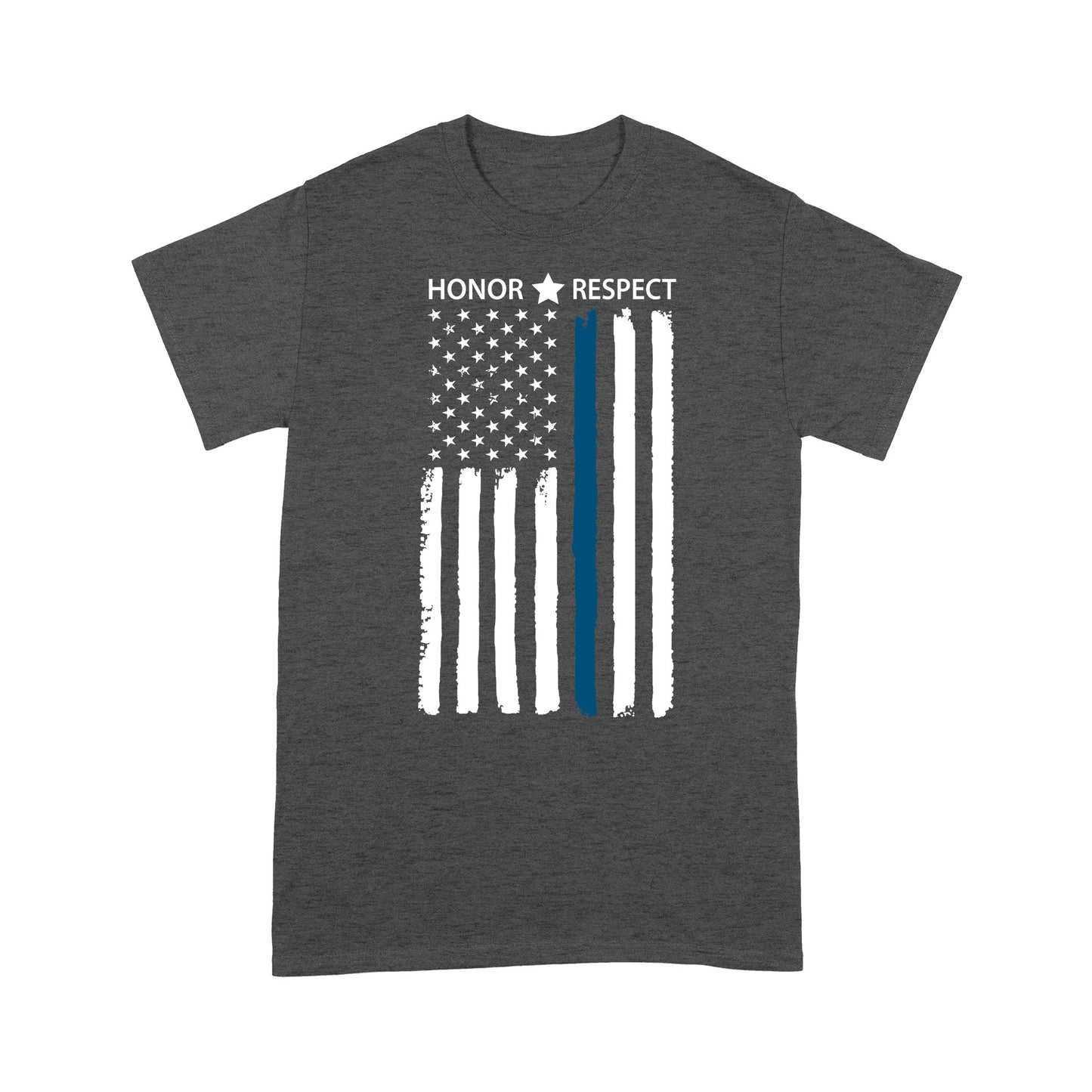 Thin Blue Line Flag Honor Respect Thin Blue Line T-Shirt, Best Gifts For Police Officers