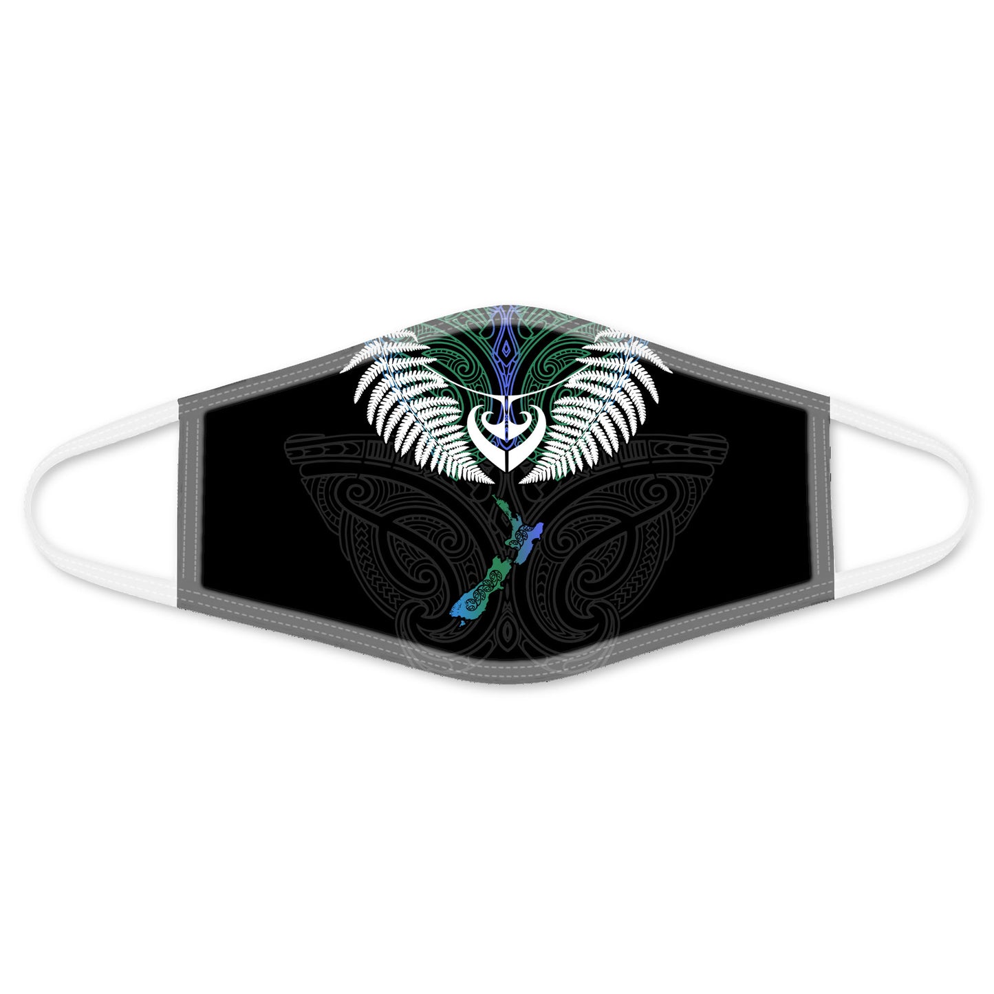 Premium New Zealand 3D All Over Print Face Mask PL
