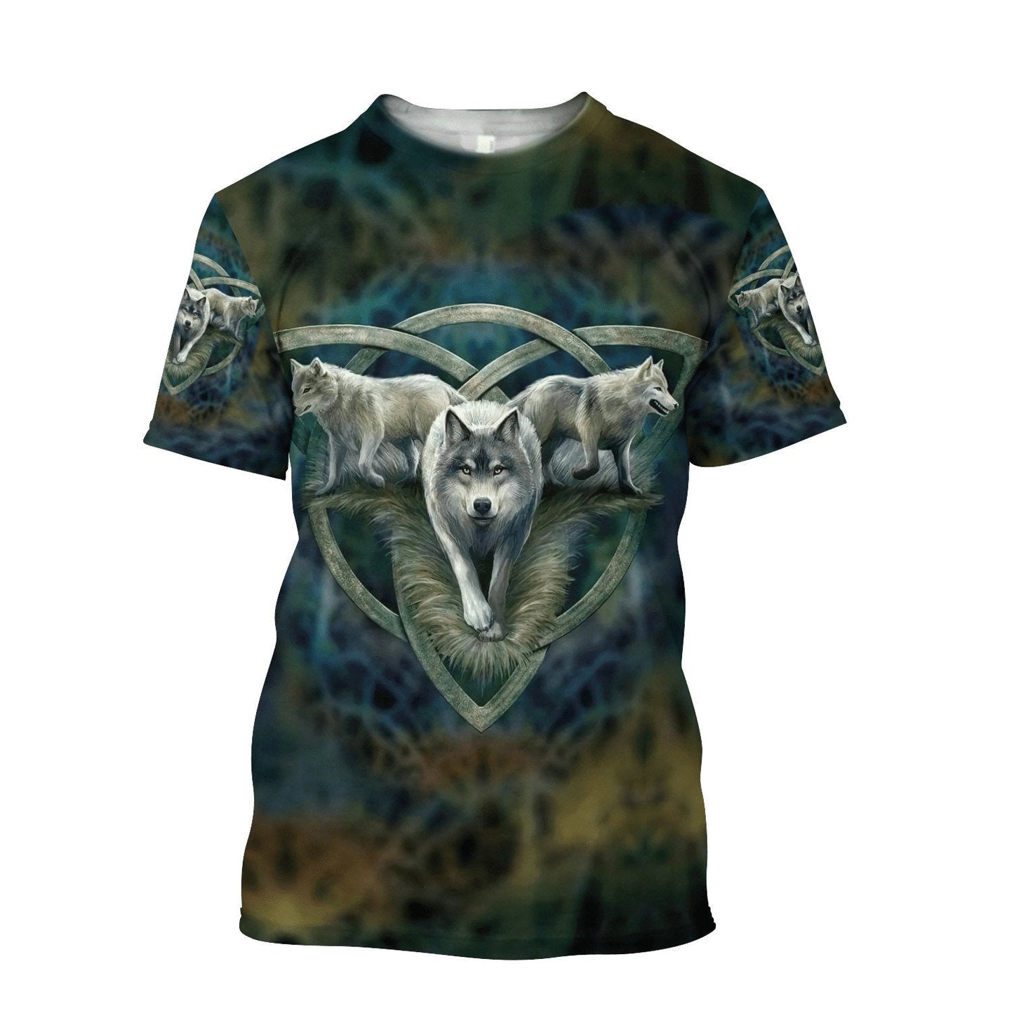 Wolf Native American 3D All Over Printed Unisex Shirts