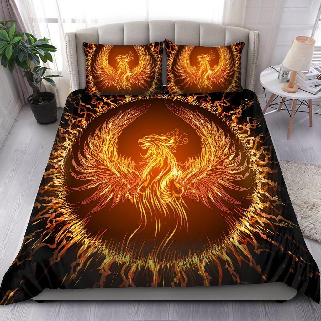 Beautiful Fire Circle Phoenix Bedding Set DQB08192006-MEI