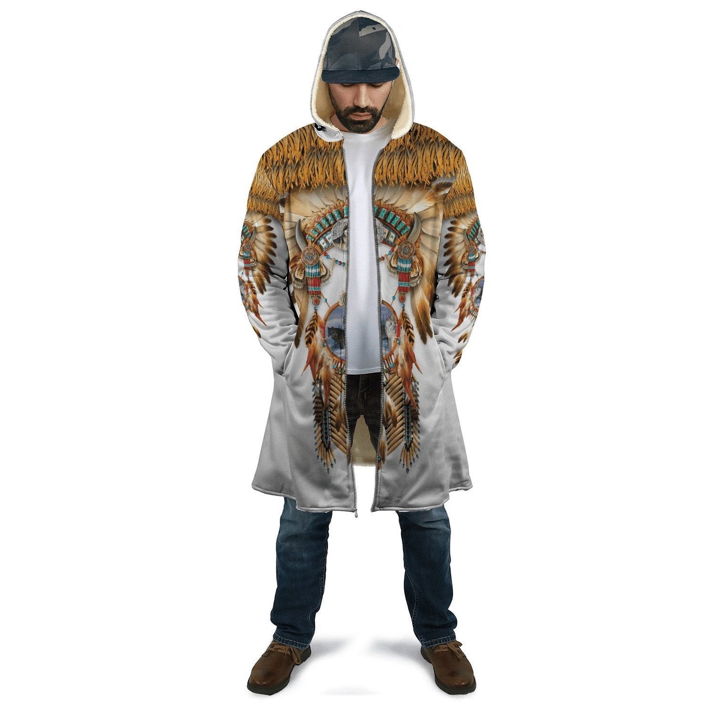 Wolf Native American 3D All Over Printed Unisex Shirts