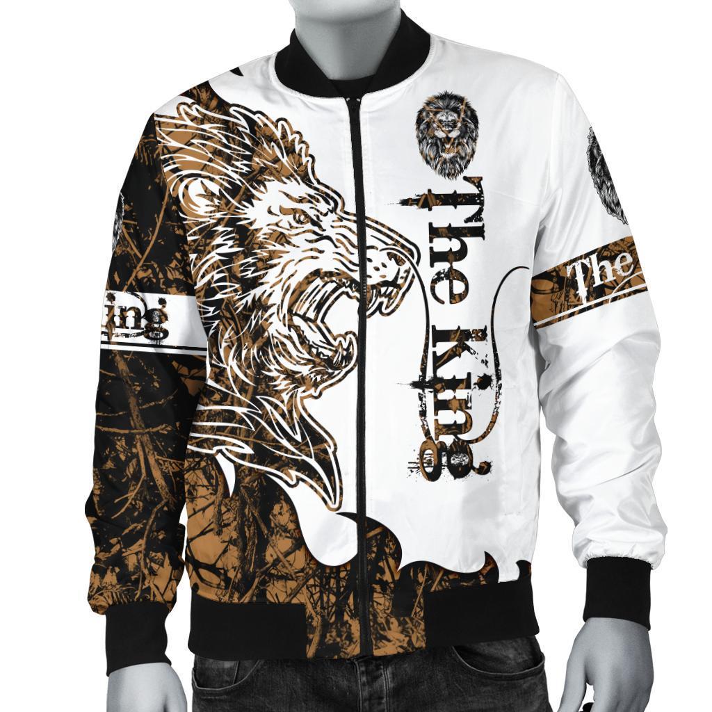 The King Lion Tattoo Over Printed Hoodie TP