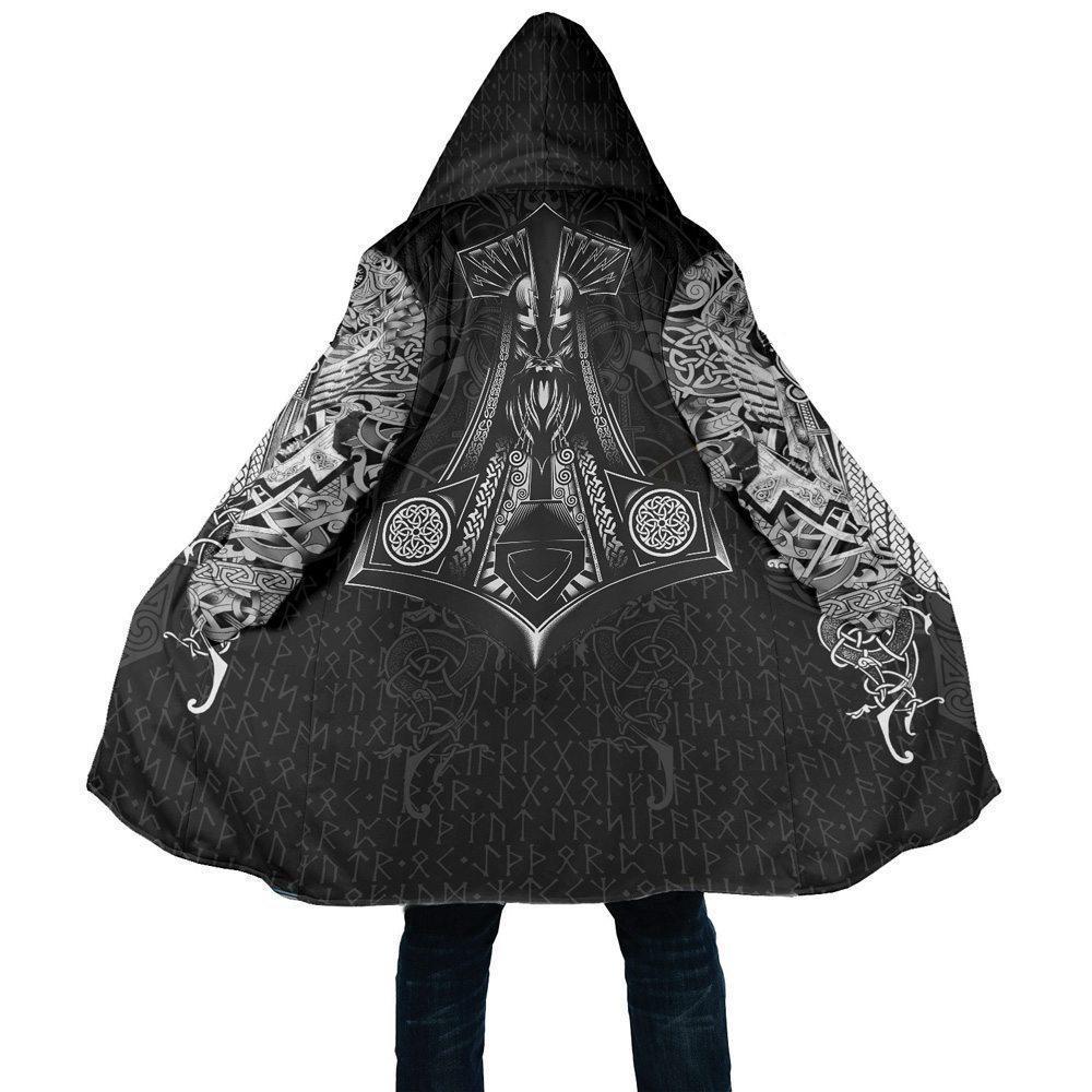 Vikings - Odin Tatoo Style - Amaze Style™-ALL OVER PRINT HOODIES
