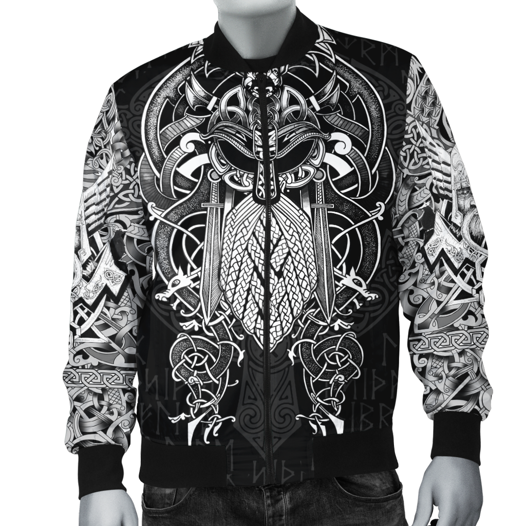 Vikings - Odin Tatoo Style - Amaze Style™-ALL OVER PRINT HOODIES