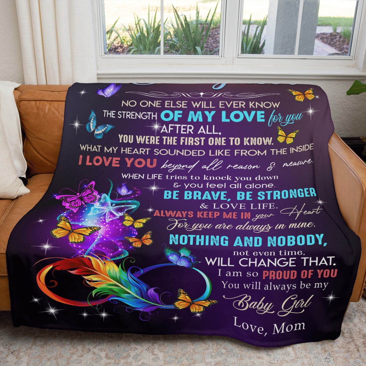 To My Daughter - Premium Blanket